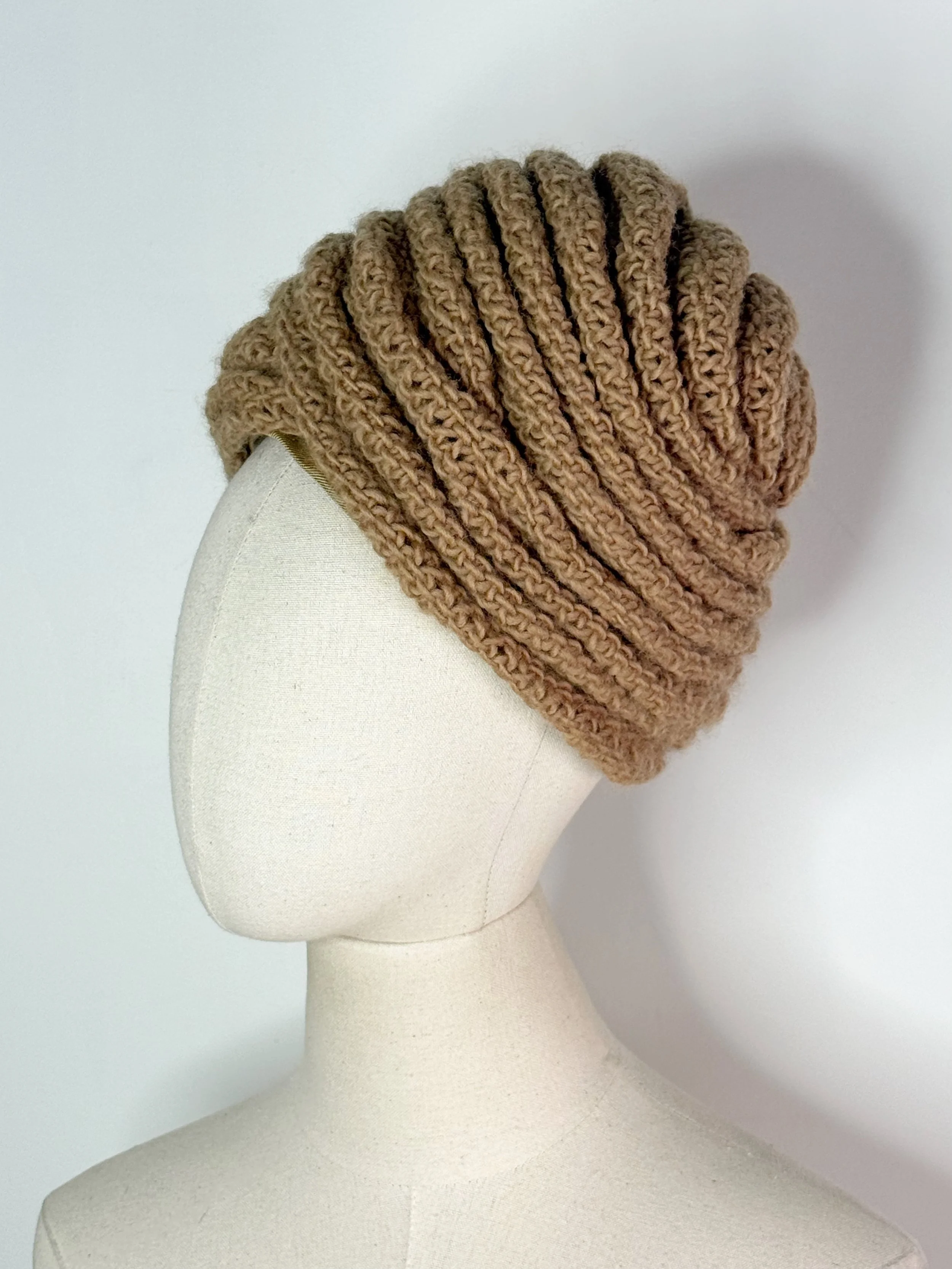1960s knit Christian Dior Chapeau turban