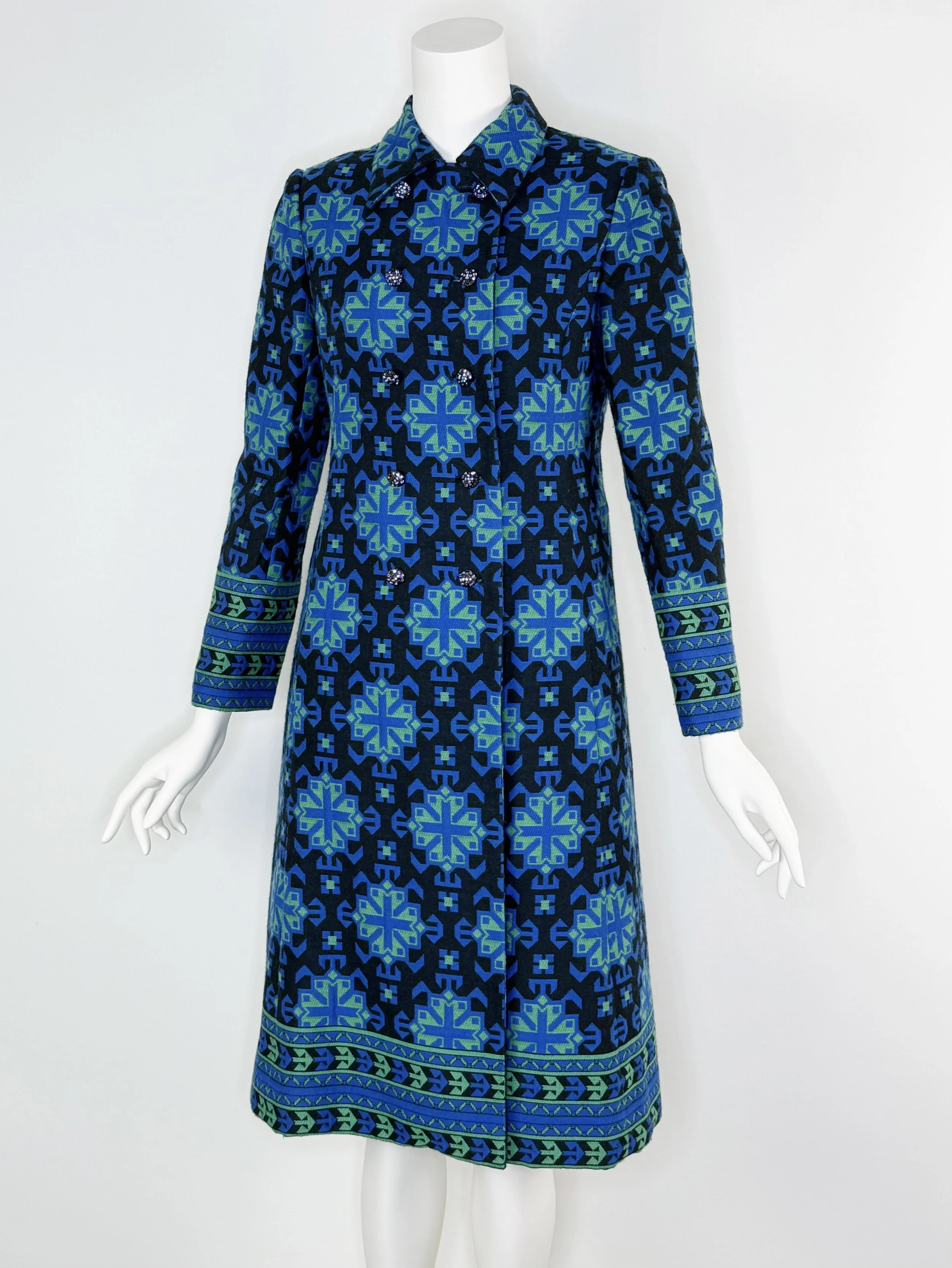 1960s geometric Malcolm Starr coat