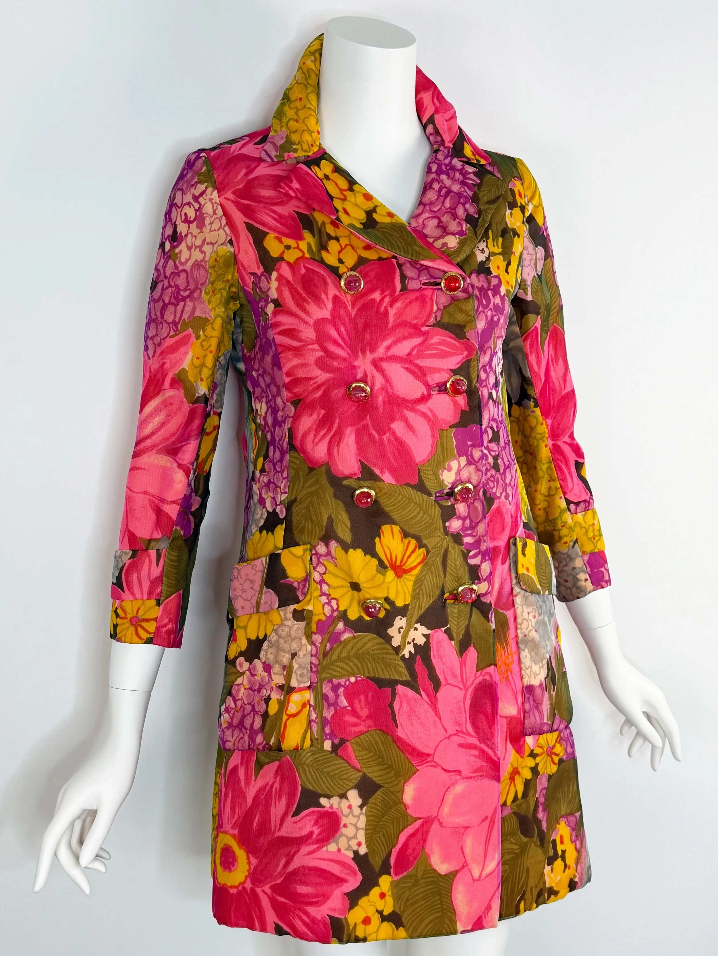 1960s organza matching ensemble Hannah Troy