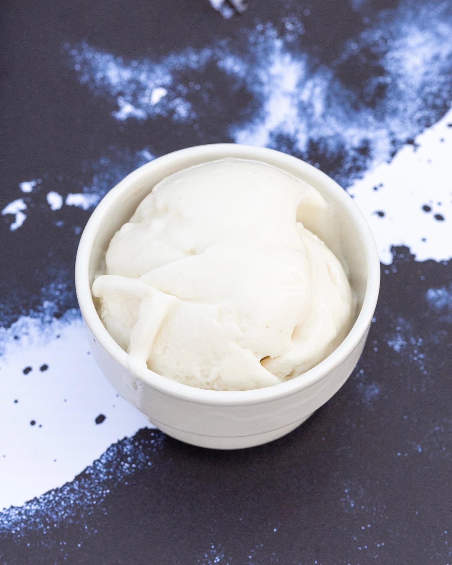 Lemongrass Sorbet! Made of lemongrass, lime, and coconut ginger. Light, refreshing, and the perfect remedy to the AZ heat!