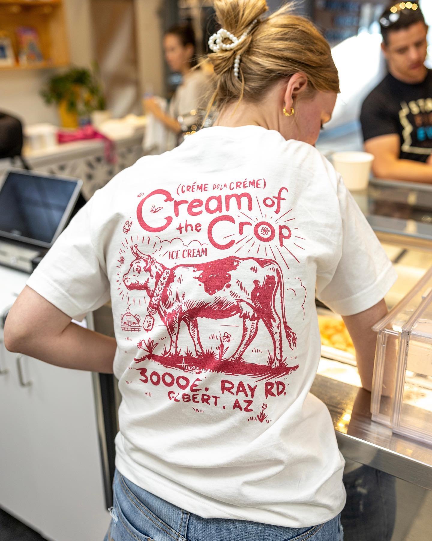 New tees are now available in the shop!

Designed by @jonarvizu, these tees pay homage to the cows who make our ice cream possible!

Grab them for $25 each while supplies last!