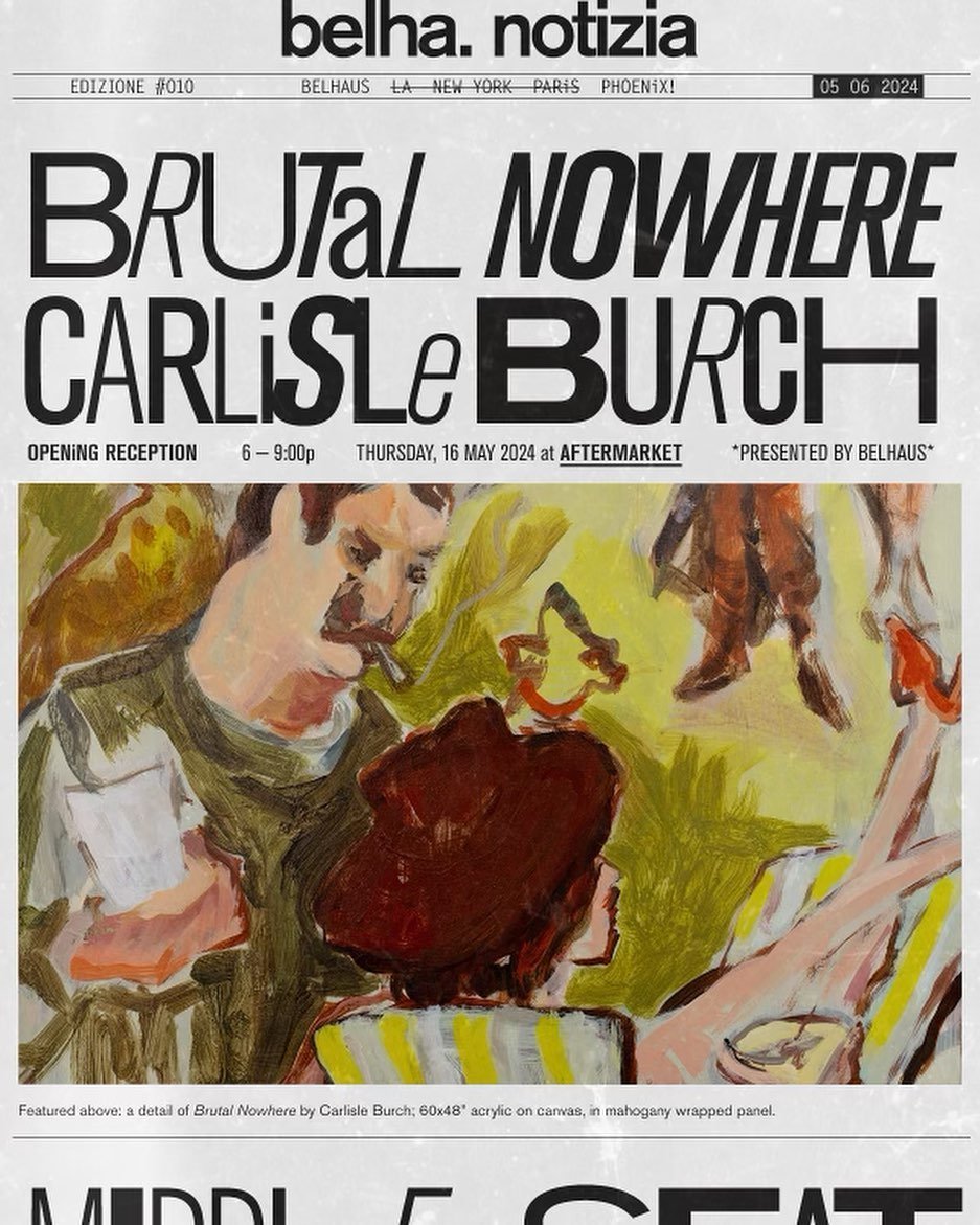 New American Classics at @__aftermarket tomorrow (5/16) in celebration of Carlisle Burch&rsquo;s solo show, &ldquo;Brutal Nowhere.&rdquo;

We are big fans of Carlisle&rsquo;s work and honored to be able to serve Shake n&rsquo; Fries ice cream (like d