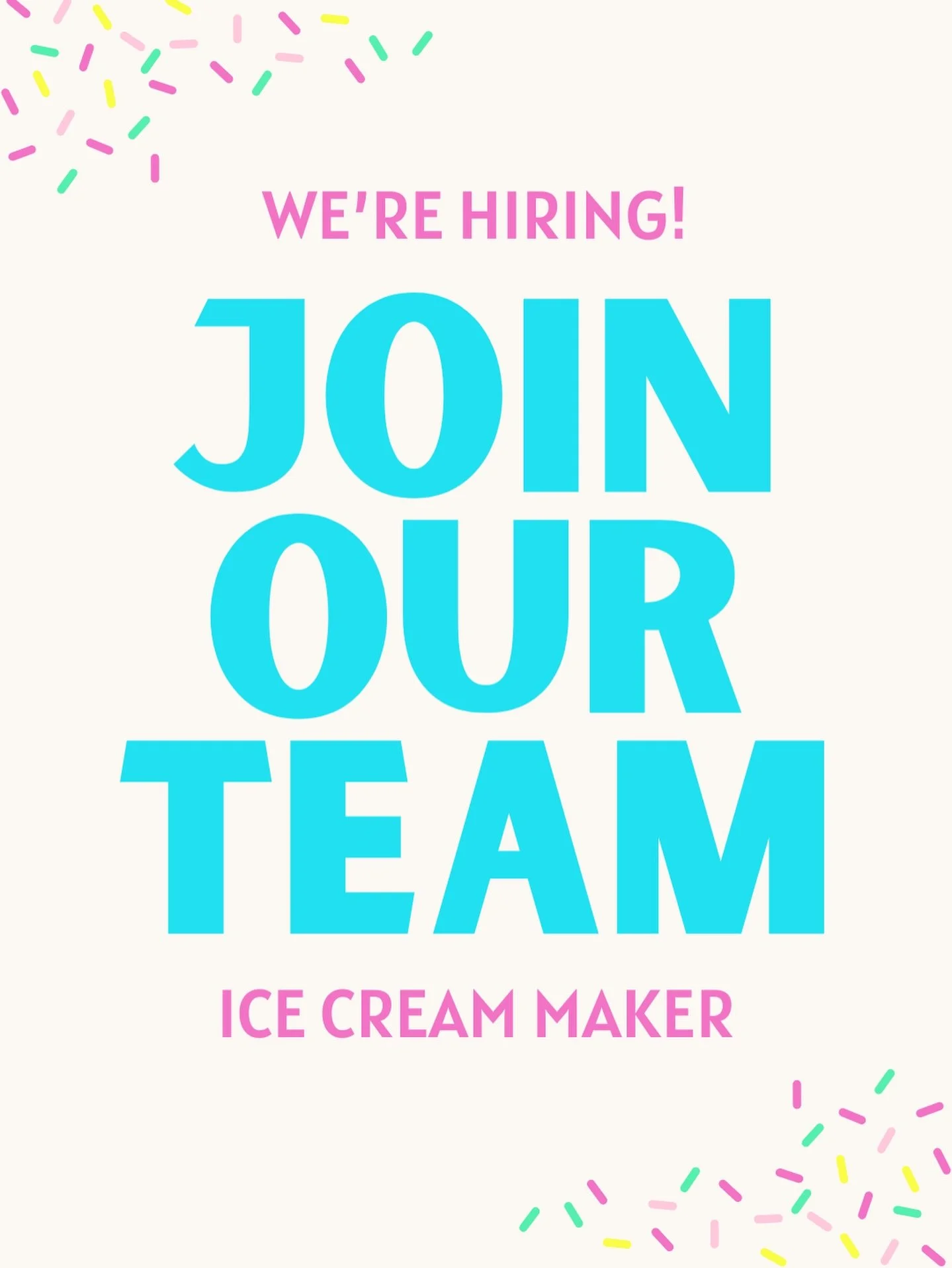 Cream of the Crop is hiring!

We&rsquo;re looking for an ice cream maker to join our team!

If you are looking to learn how to make ice cream, help develop new seasonal flavors, and work alongside a strong supportive staff and community, please apply