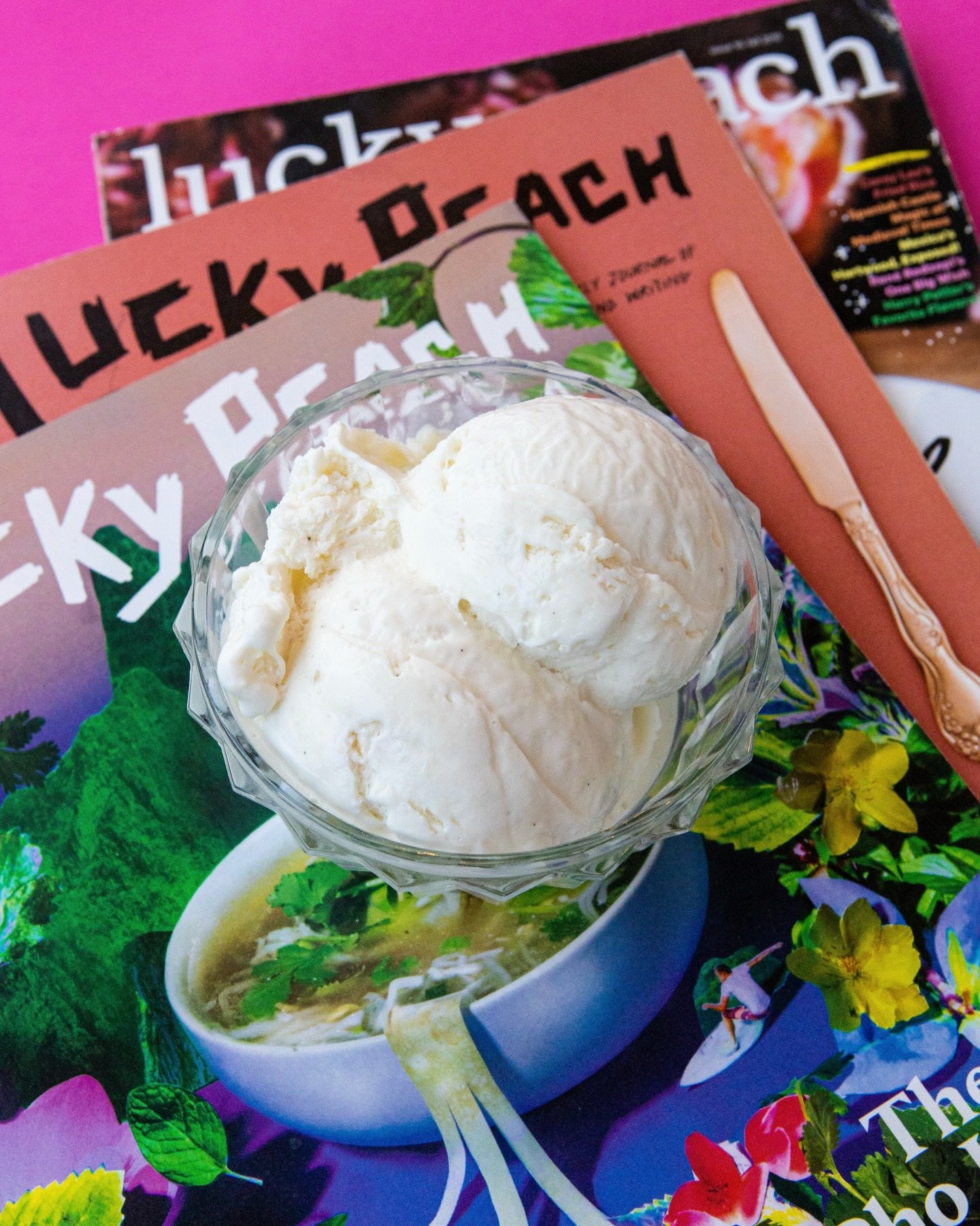 Riso!

A fan-favorite ice cream based off a classic Italian gelato. Made of rice pudding, cinnamon, and a touch of buttermilk.

We hope you enjoy:)