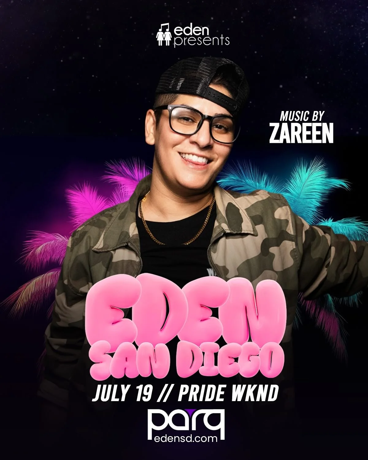 Catch us at @parqsd this Saturday with @edenentertainmentgroup for #sdpride2025 🏳️&zwj;🌈🏳️&zwj;⚧️
