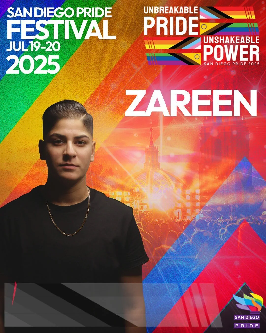 DJing SD Pride is more than a gig &mdash; it&rsquo;s a reminder of why we fight, why we dance, and why we stay loud. Forever honored. 🏳️&zwj;⚧️🏳️&zwj;🌈 @sandiegopride 

I&rsquo;ll be on the Movement stage Sunday 5-6PM!