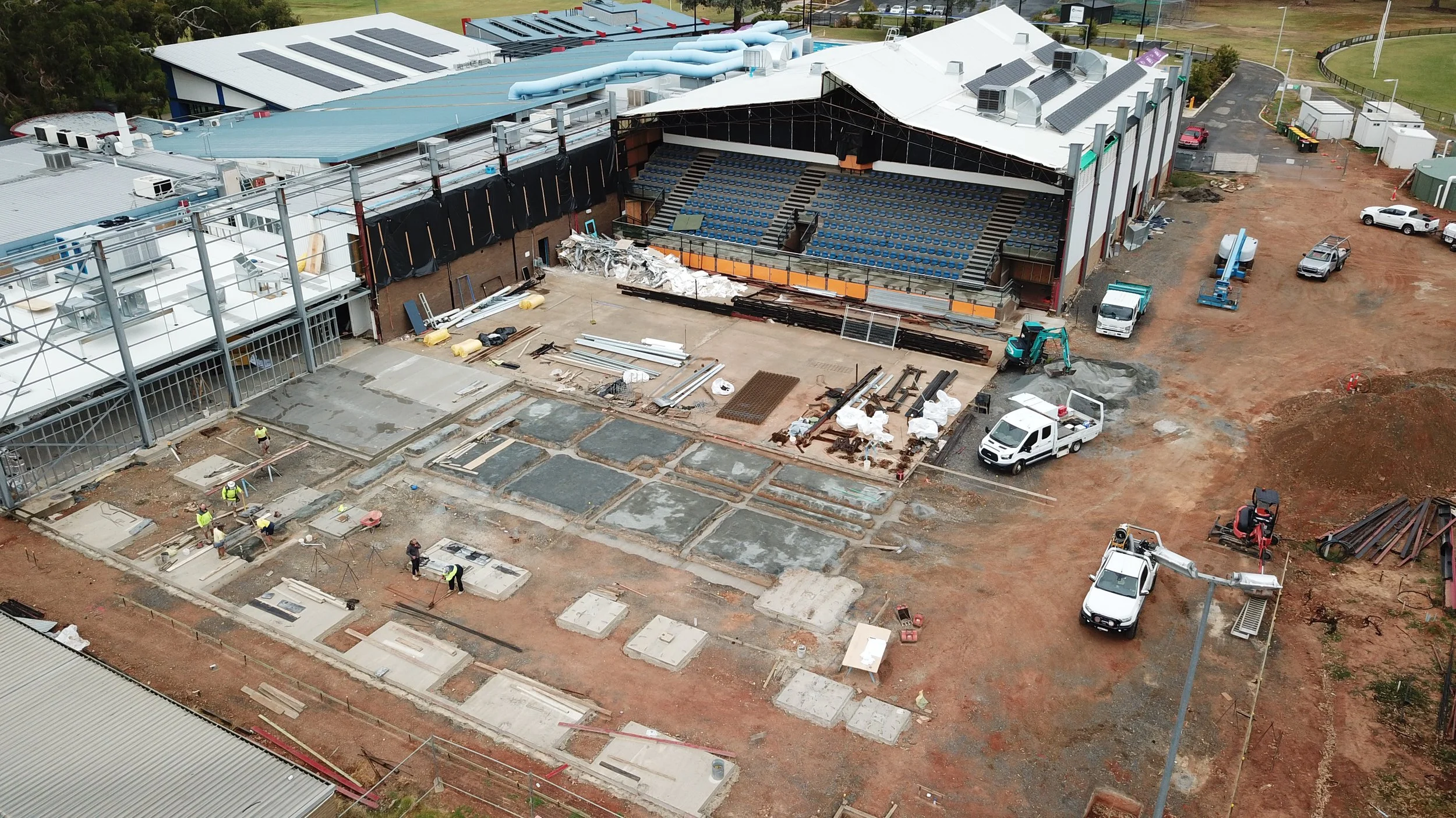 Wangaratta Sports & Aquatic Centre Extension - In Progress