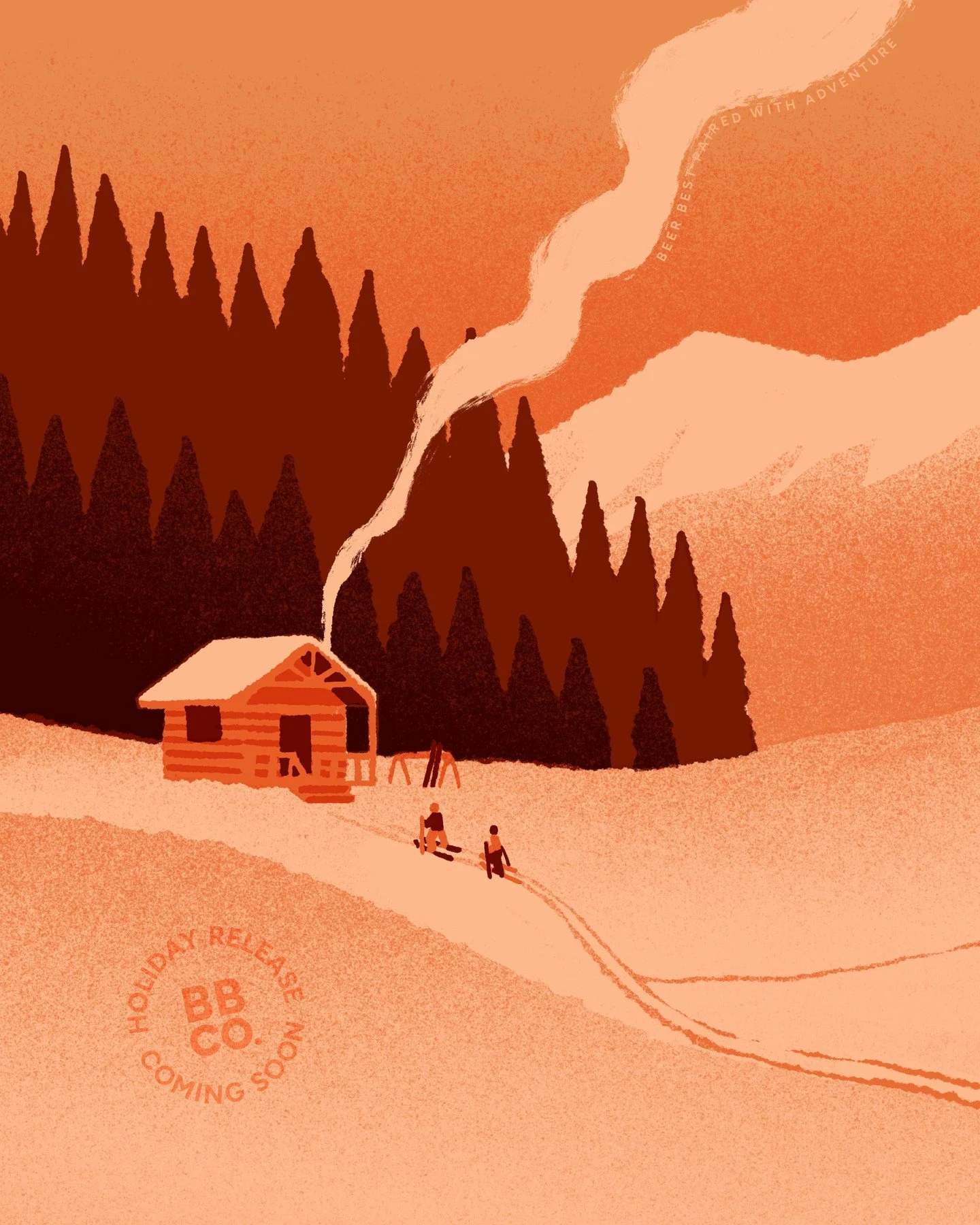 SNEAK PEEK | HOLIDAY RELEASE

The fourth and final holiday release! The hush of the alpine evening settled around us like a well-worn quilt. Only the rhythmic crunch of our skins against snow broke the stillness. Pines stood heavy with powder, stoic 