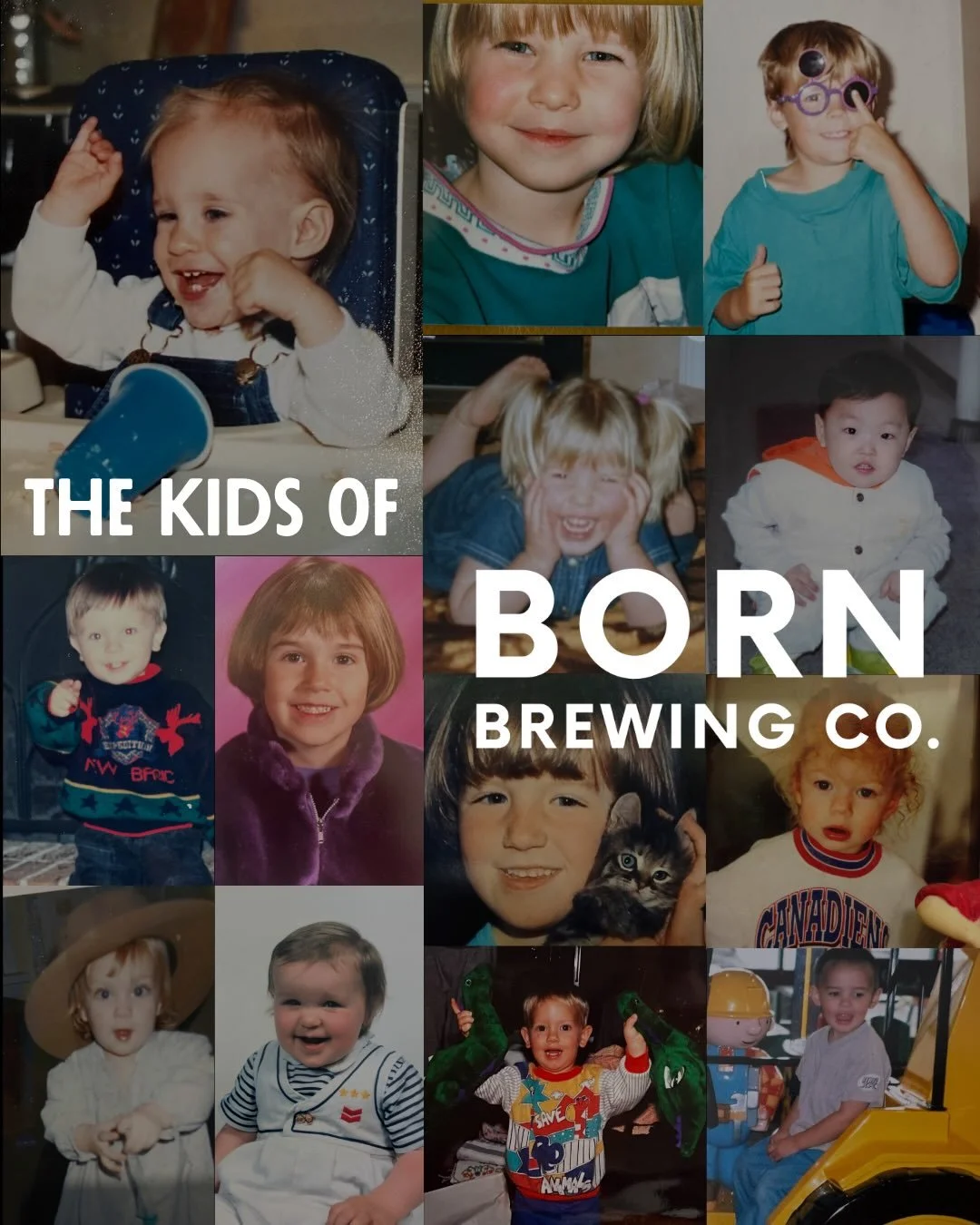 THE KIDS OF BORN BREWING CO.

You mean to say you let THESE kids run a brewery? 

Why yes&hellip; somehow they keep the beer flowing, the kegs delivered, and the chaos.. mostly contained 😉🍻

Can you guess who is who? 
.
.
.
#bornbrewingco #abcraftb