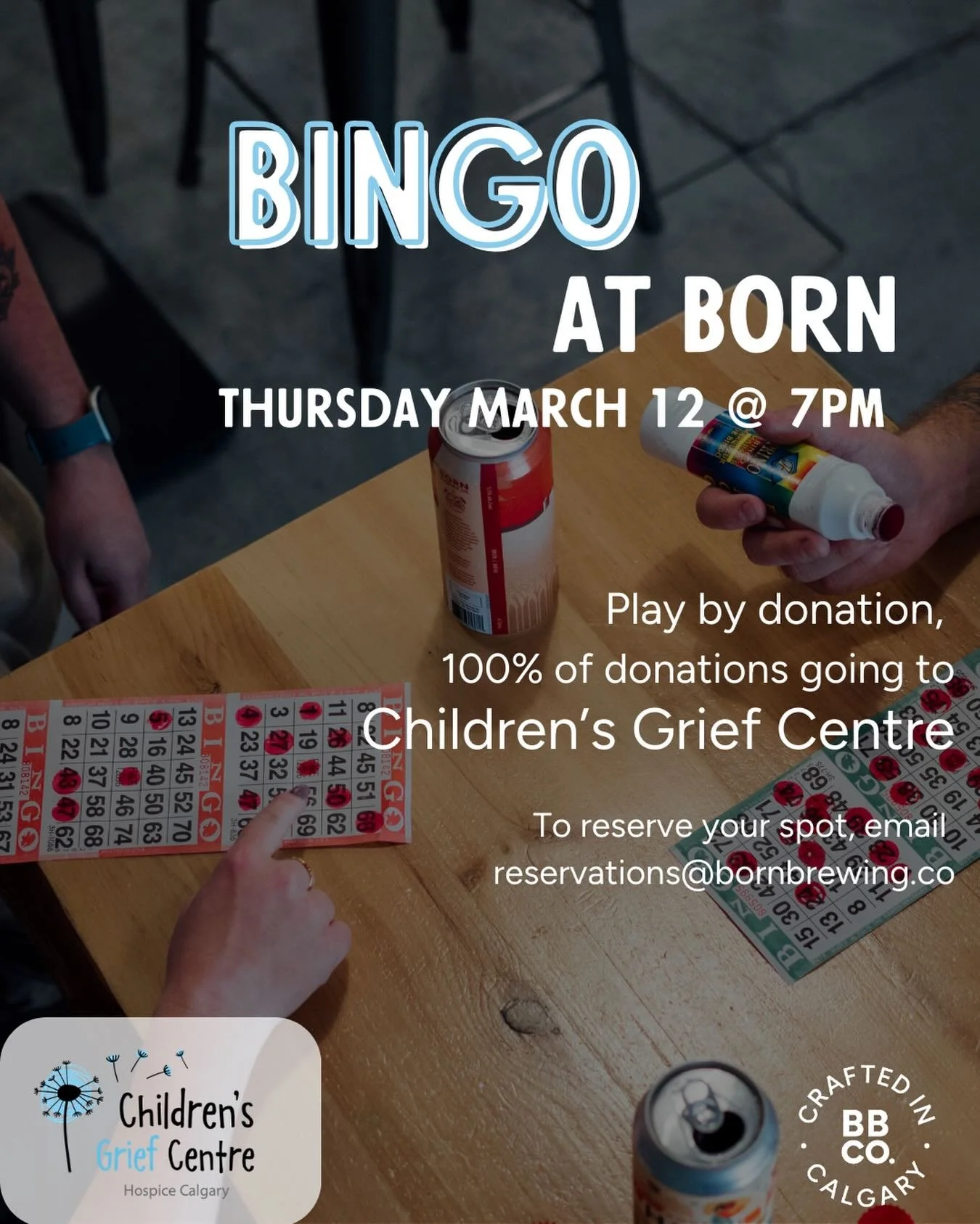 BINGO | MARCH 12 

Bingo Daddy @ptwcraig is back on Thursday March 12th for our second bingo night of 2026! Bingo isn&rsquo;t going anywhere - but we will be hosting less of them in 2026! The next date likely won&rsquo;t be until May. SO let&rsquo;s 