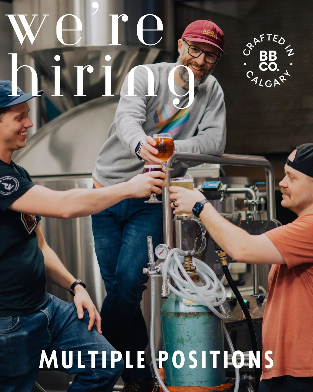 WE'RE HIRING | MULTIPLE POSITIONS

We&rsquo;ve got a few part-time positions open and we&rsquo;re looking for awesome people to join our team:

🍻 Taproom Servers (12&ndash;15 hrs/week, pay $16-18/hr + weekly tips)
📋 Brewery Administrator (16 hrs/we