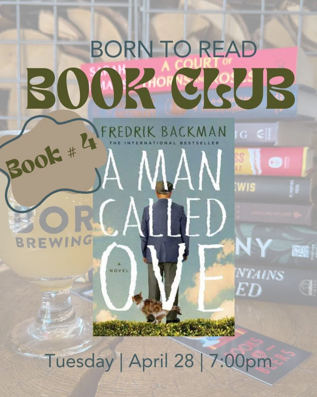 BORN TO READ | BOOK CLUB

"Meet Ove. He's a curmudgeon, the kind of man who points at people he dislikes as if they were burglars caught outside his bedroom window. He has staunch principles, strict routines, and a short fuse. People call him th