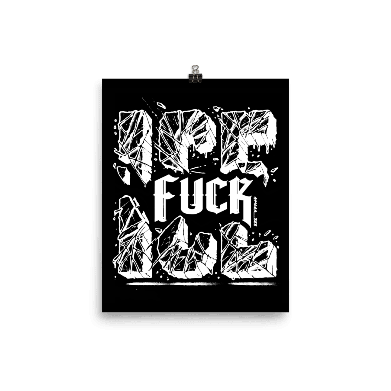 FCK🧊 Print (Black)