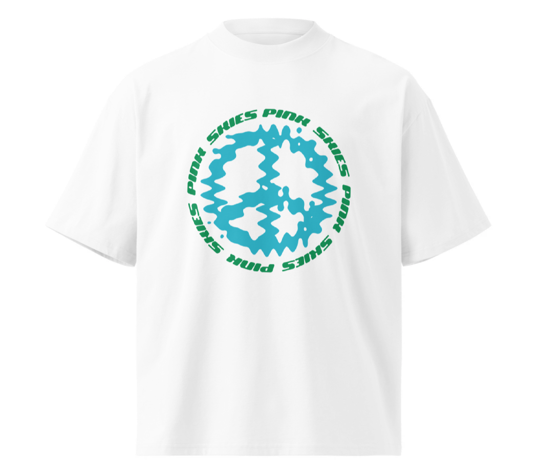 PINK SKIES PEACE SHIRT WHITE