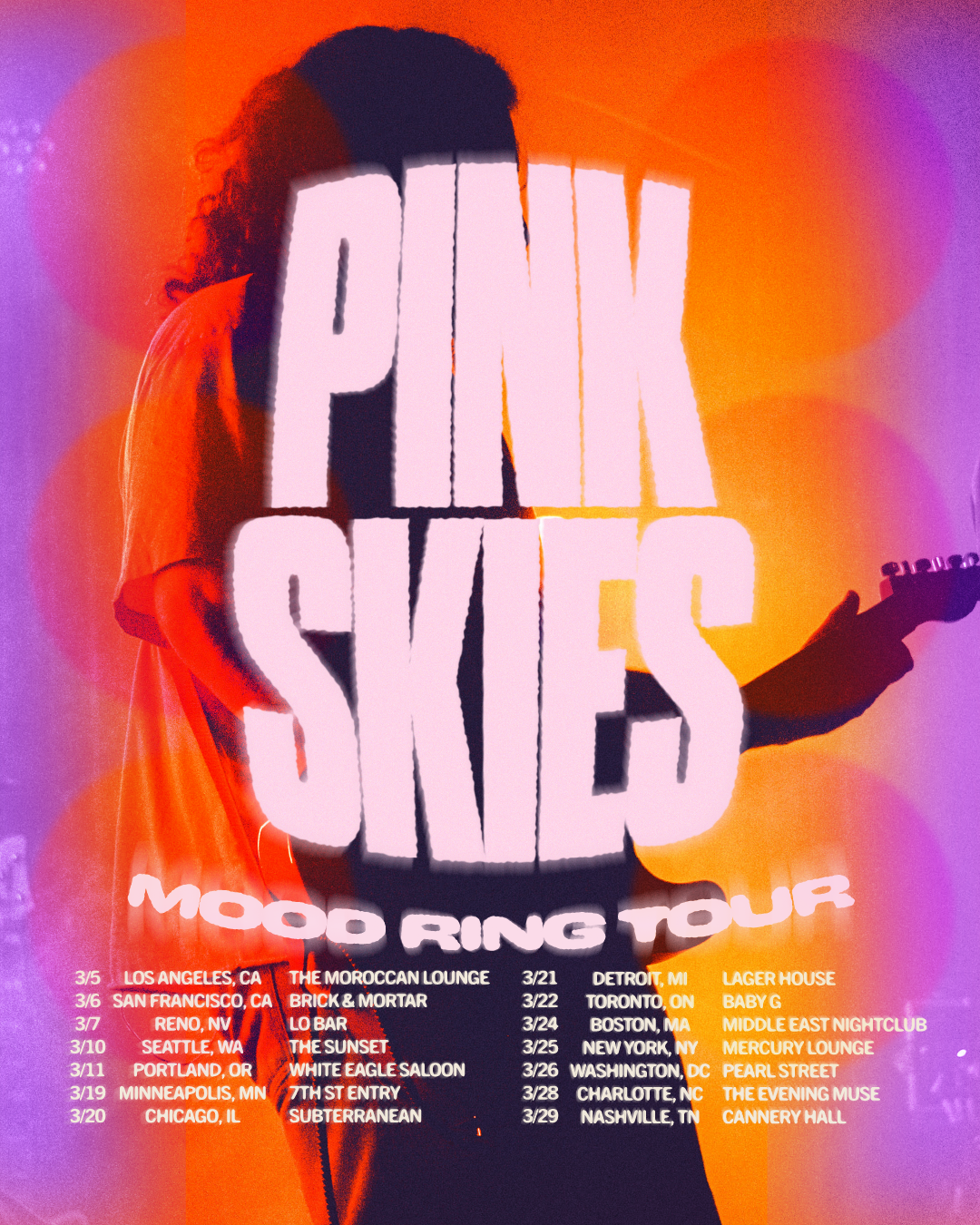 Signed Mood Ring Tour Poster 2026