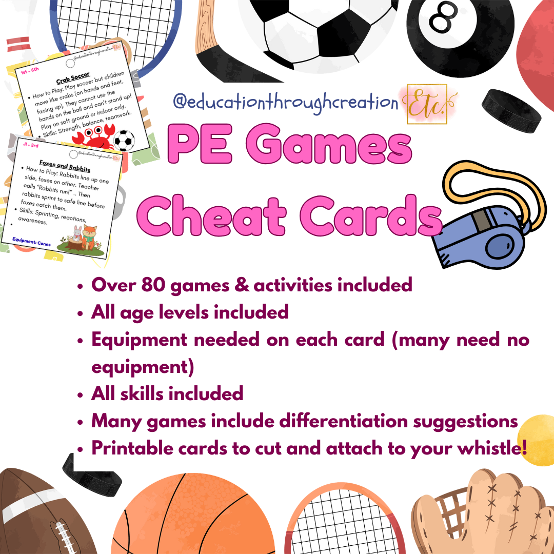 Over 80 PE Cheat Cards