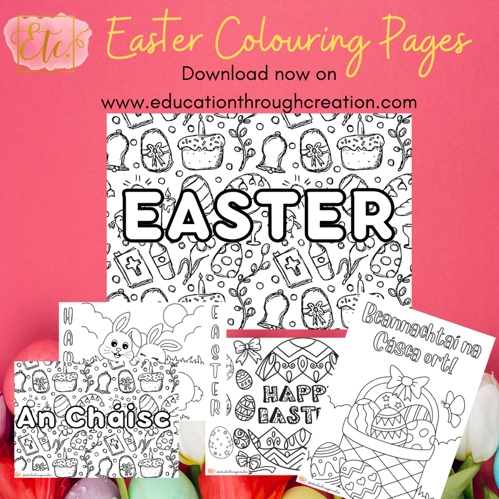 Easter Coloring Pages, Printable Floral Coloring Sheets — JoAnna Seiter