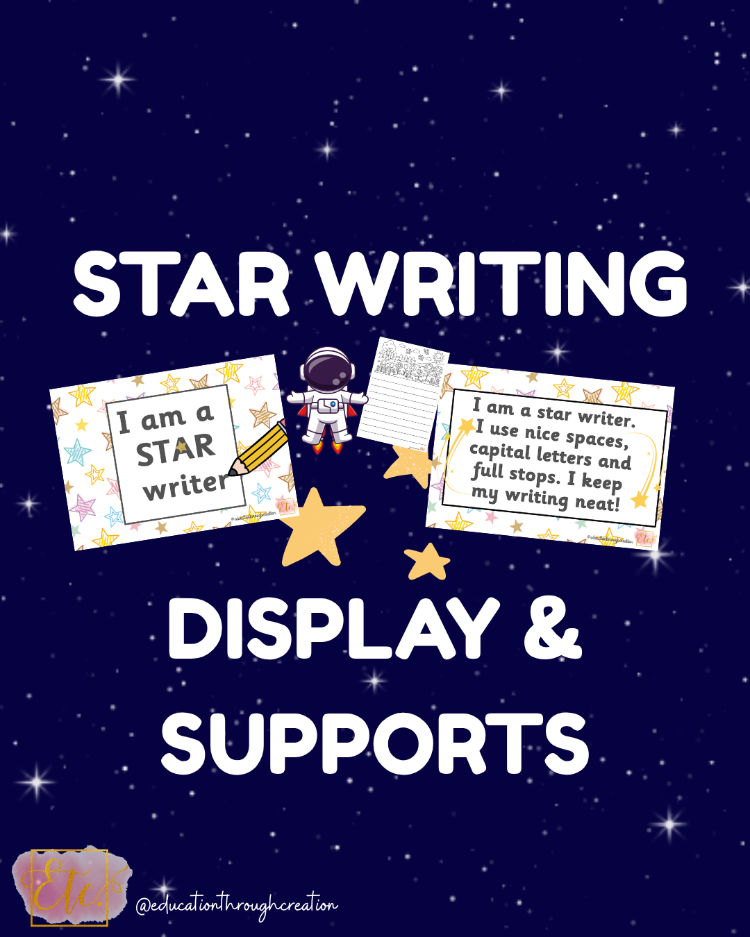 Star Writing Pack