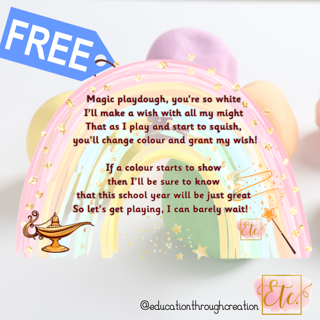 Magic Playdough Labels