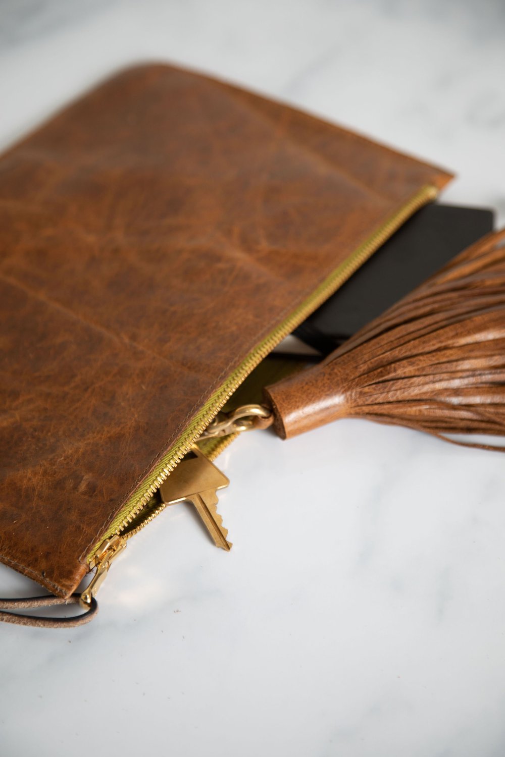 【room306 contemporary】Leather Pochette Greta Chain Small Pochette | Full grain leather, compact and chic