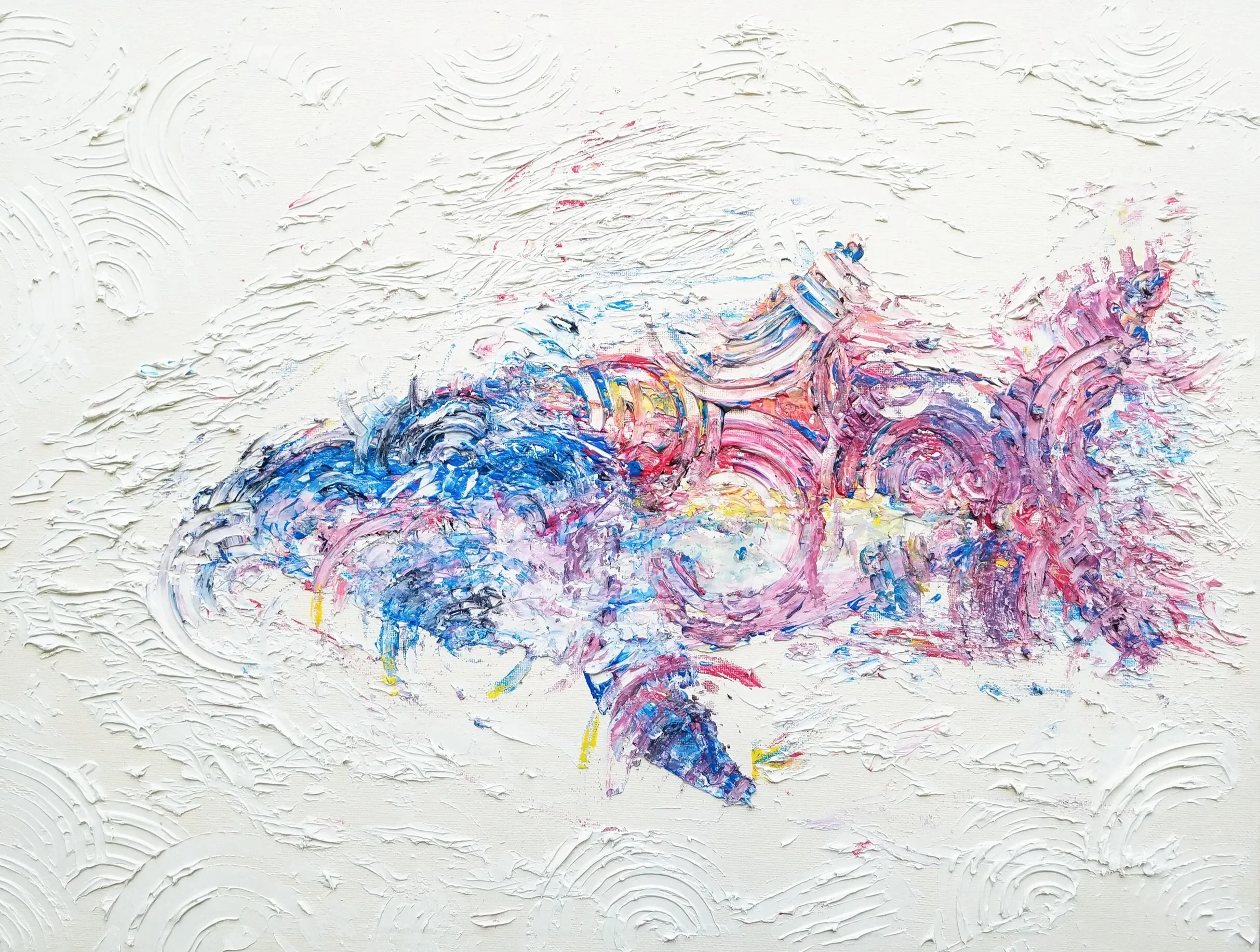 The White. Shark. Acrylic on canvas SOLD