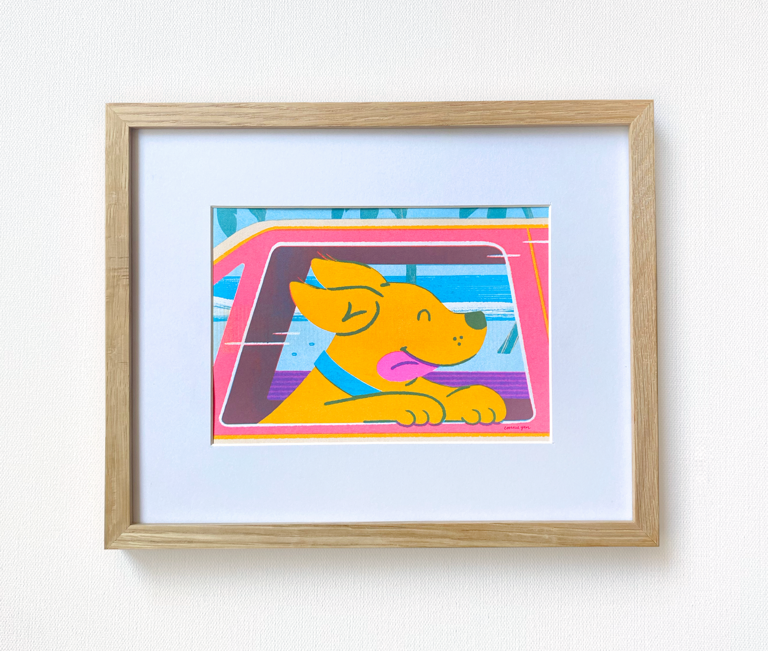 "The Scenic Route" • 3-Color Risograph