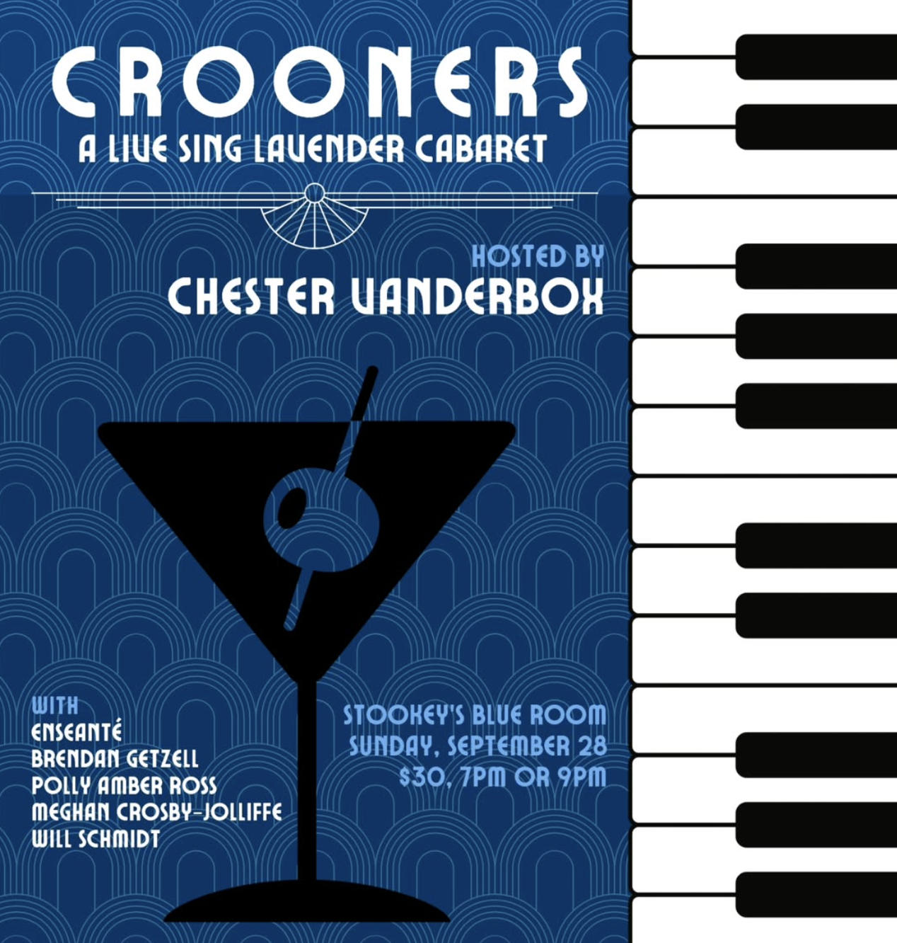 Crooners—A live-sing lavender cabaret