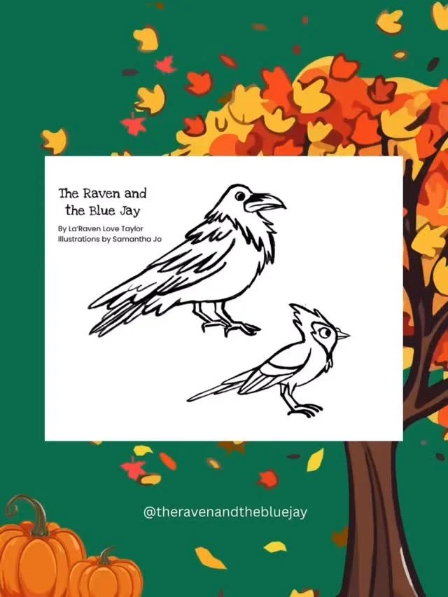 πβ¨ New month, new beginnings… and a new children’s book on the way! β¨π
Meet The Raven and the Blue Jay — a debut children’s book written by @love.laraven and beautifully illustrated by @samyjo.draws. This sketch is an earl