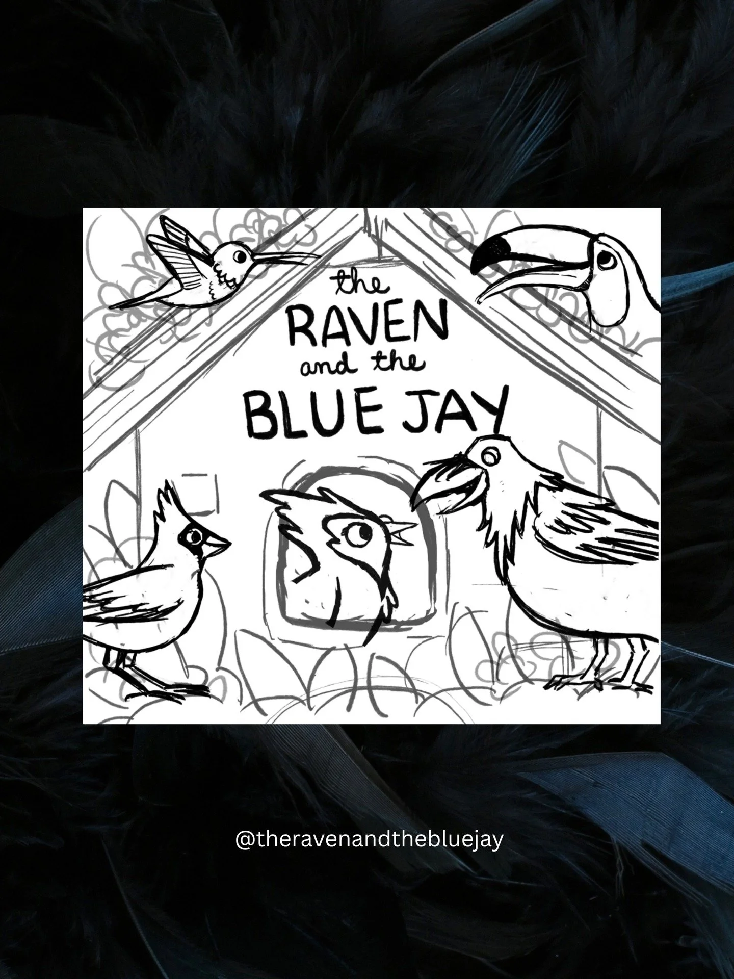 Check out these ✨SNEAK PEEK✨ sketches from forthcoming children&rsquo;s book, The Raven and the Blue Jay! 

This art appreciation post is dedicated to the brilliant and talented @samyjo.draws. 🎨

When I started this journey, I was very intentional, 
