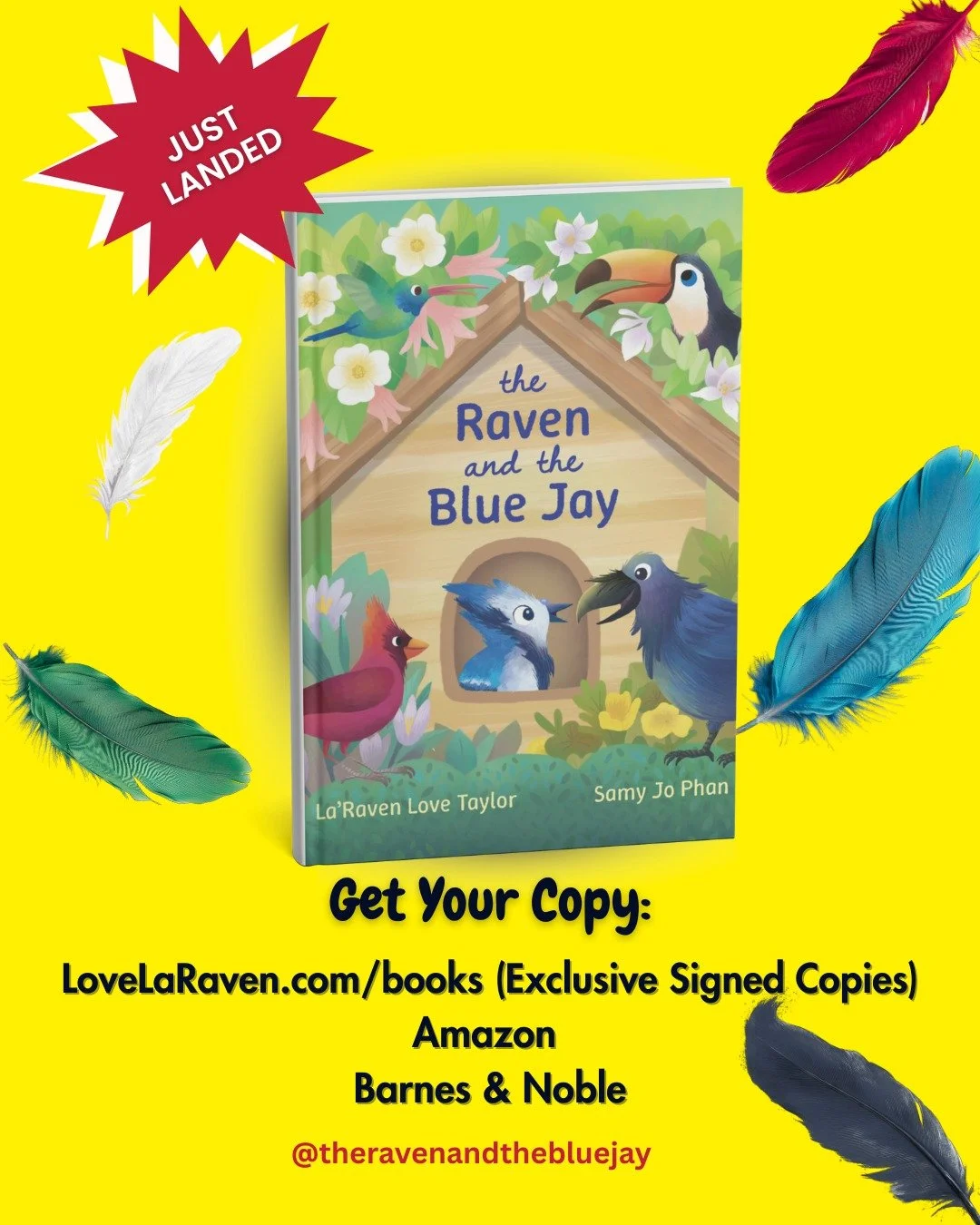 🪶Just Landed: The Raven and the Blue Jay 

This children&rsquo;s book is perfect for bedtime routines, quiet moments, and stories that slow everything down&mdash;together.

✨ Join the Flock newsletter for FREE shipping on your copy.

🔗 Link in bio!