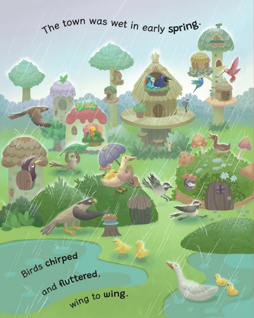 Hello, Spring! 🌸✨

It&rsquo;s my favorite season&mdash;the one that reminds us growth is possible, even after the longest winters. 🌱

Here's a sneak peek from children's book @theravenandthebluejay, written by @love.laraven and illustrated by @samy