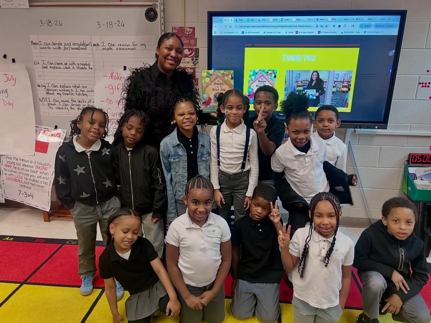 Thank you @centennialatl for having me at your Career Day! 📚

I enjoyed speaking to young readers and reminding them they can be anything they want to be &mdash; including an author who dreams big. ✍🏾

🐦&zwj;⬛ Sign up for the Flock newsletter and 