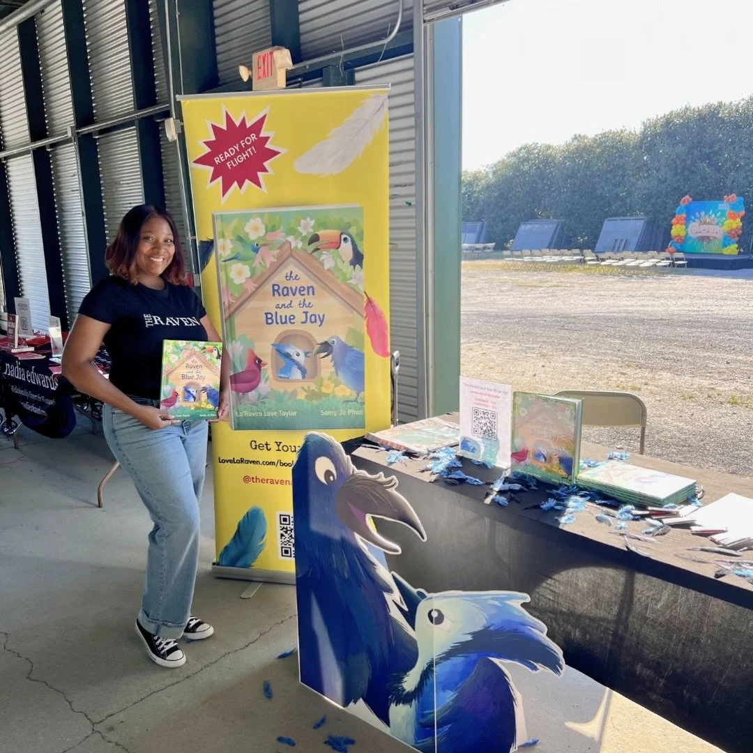 Baby&rsquo;s First Book Fest! 🐦&zwj;⬛🐦📚

We&rsquo;re so thankful for experiencing the @conyersbookfest this year as a vendor. Thank you for shopping with us! We met a lot of incredible people from all over. 

And a special THANK YOU to @customz_by