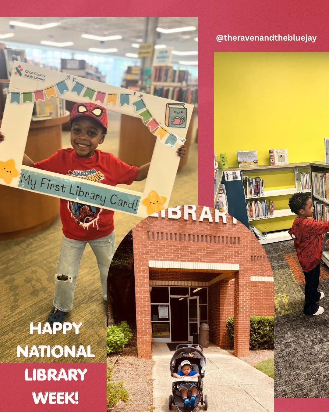 📚 National Library Week 📚

I&rsquo;ve been taking my babies to the library since they were in diapers! From Jay as a baby to now at 6, and Aven is just getting started &hellip; it&rsquo;s one of my favorite traditions.

My mom kept me in books grow