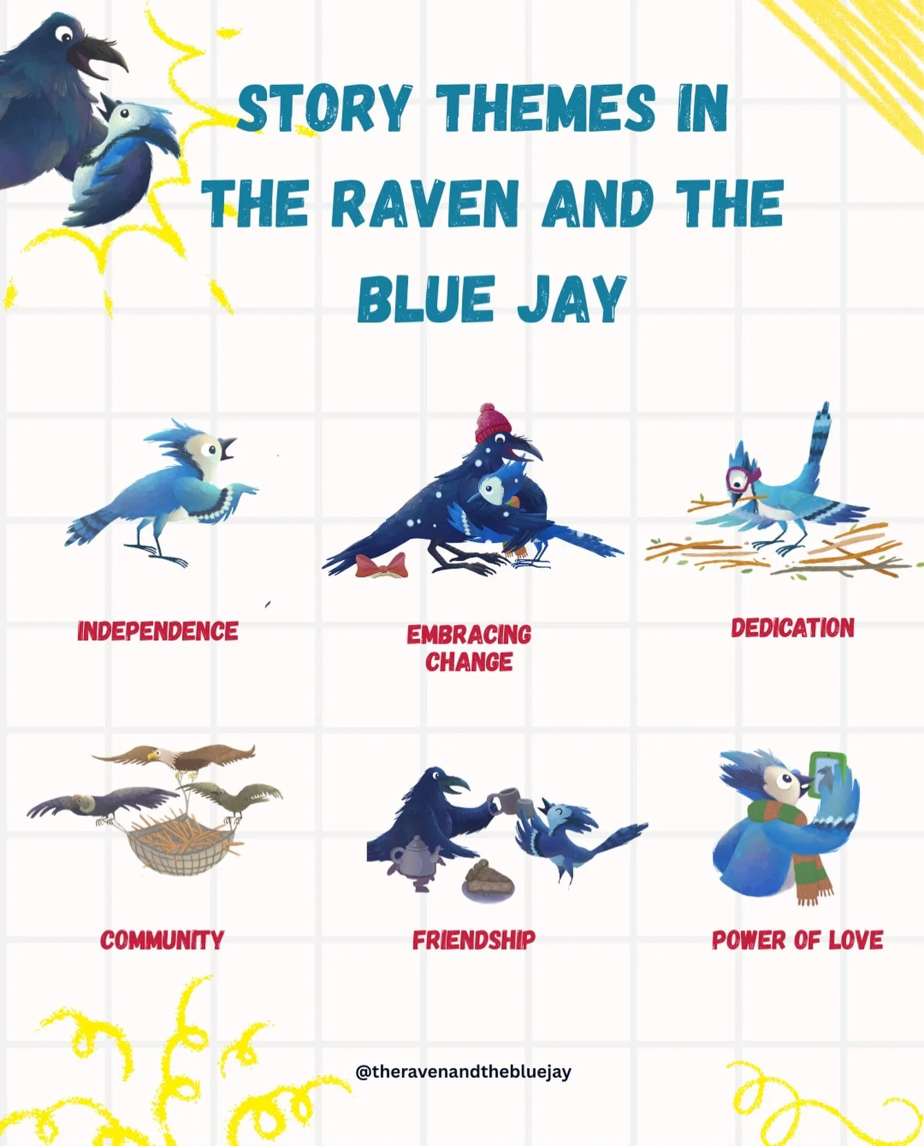 What makes a story memorable? The lessons it leaves behind.💡

#TheRavenandtheBlueJay is a heartfelt read that encourages readers to grow, explore, and see the beauty in new possibilities. 

📚Purchase your copy at lovelaraven.com/books or on Amazon.