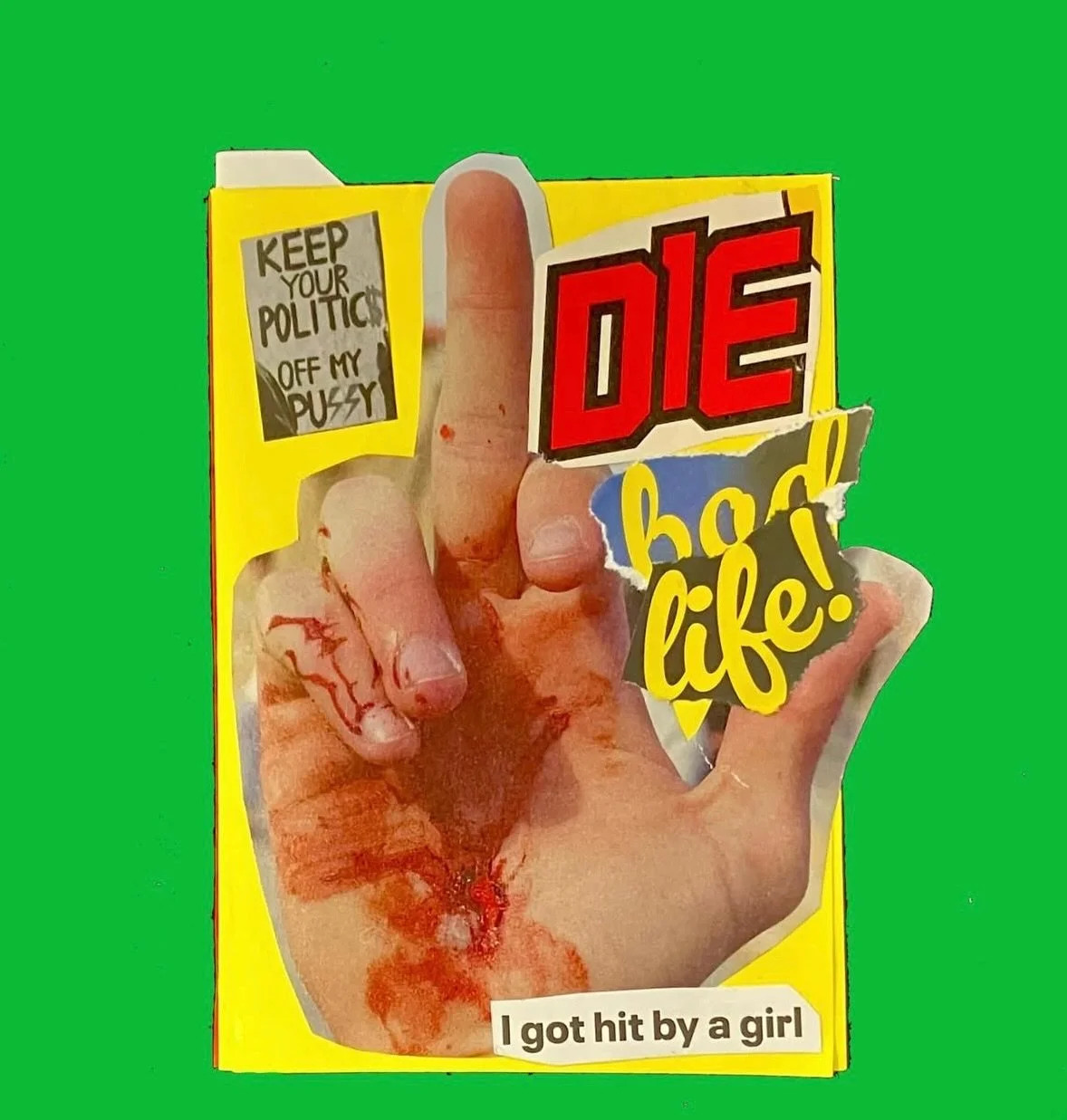 a zine is a revolution ❤️&zwj;🔥 from @_amazines #minizine made in an #amazinesatIcc #Zineworkshop @Icclondon @unioftheartslondonn