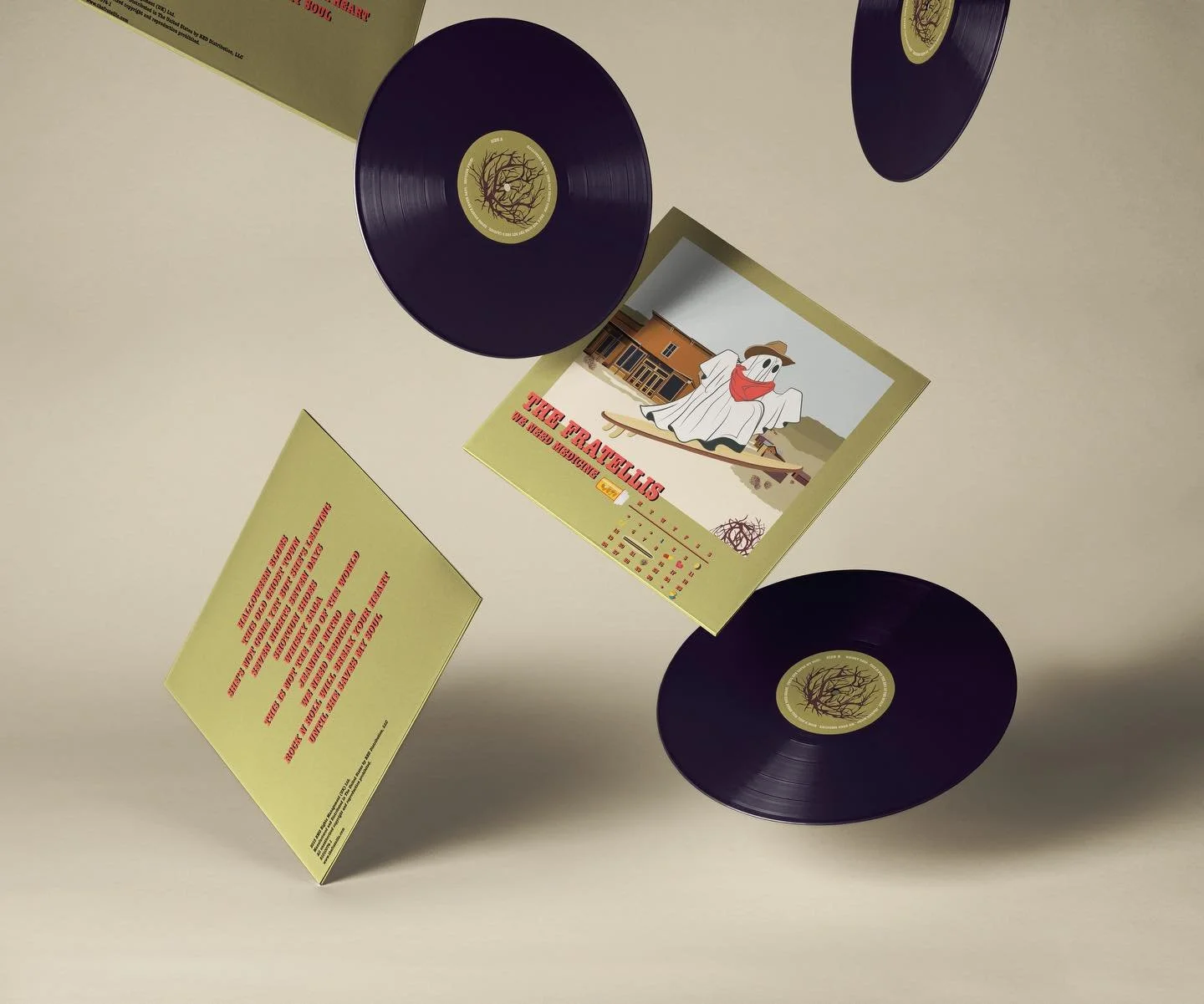 Curious &amp; wondered what my art would look like in the context of a vinyl record? So was I, and made some mock ups!!! 💿✨

I will admit, I was pretty excited when I came up with the design for the center label on the vinyl and even more tickled wh