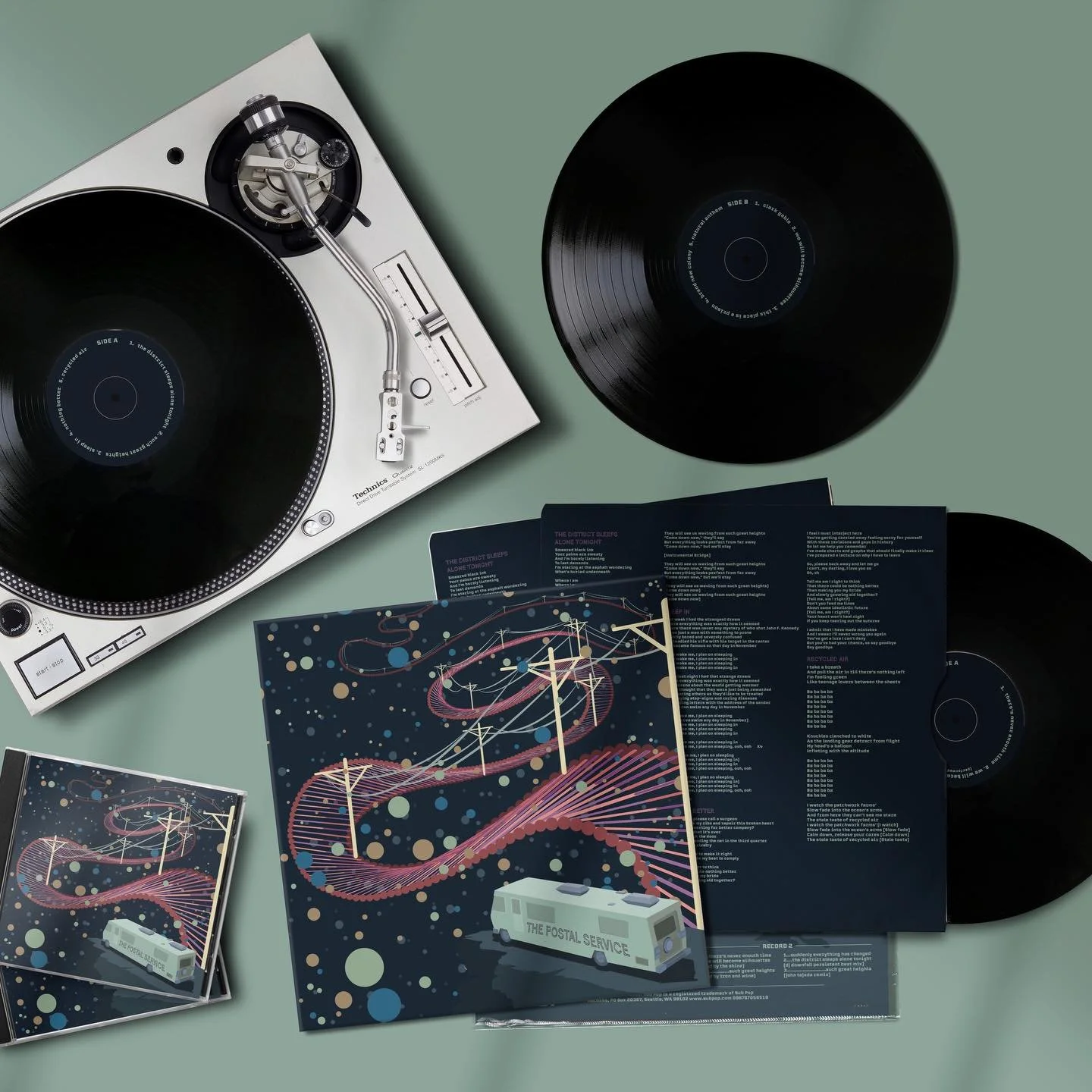 Curious &amp; wondered what my art would look like in the context of a vinyl record? So was I, and made some mock ups!!! 💿✨

If you want to learn more about the backstory of this project, head over to my profile and check out the previous post ✌️🥰?