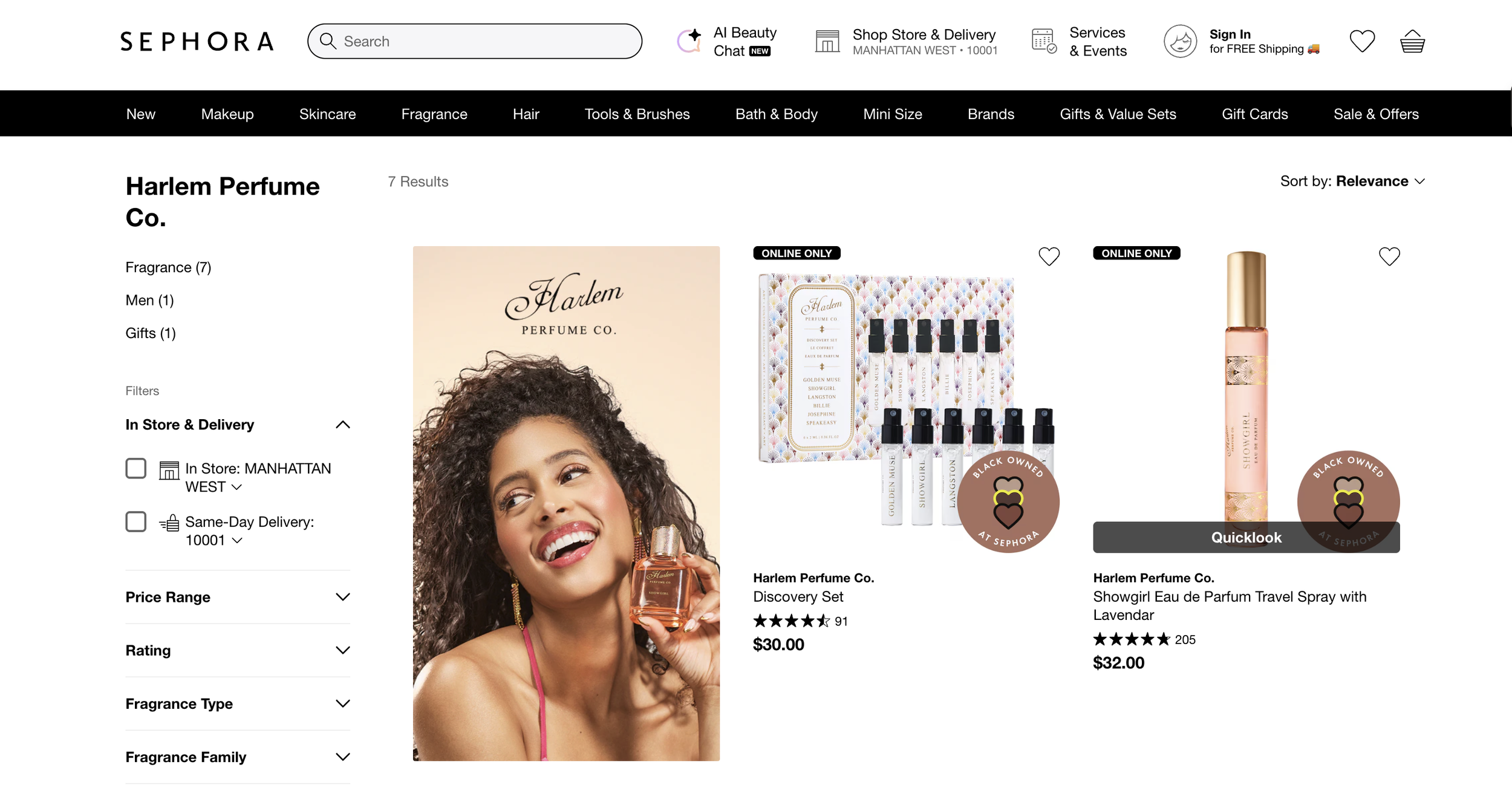Harlem Perfume Co on Sephora