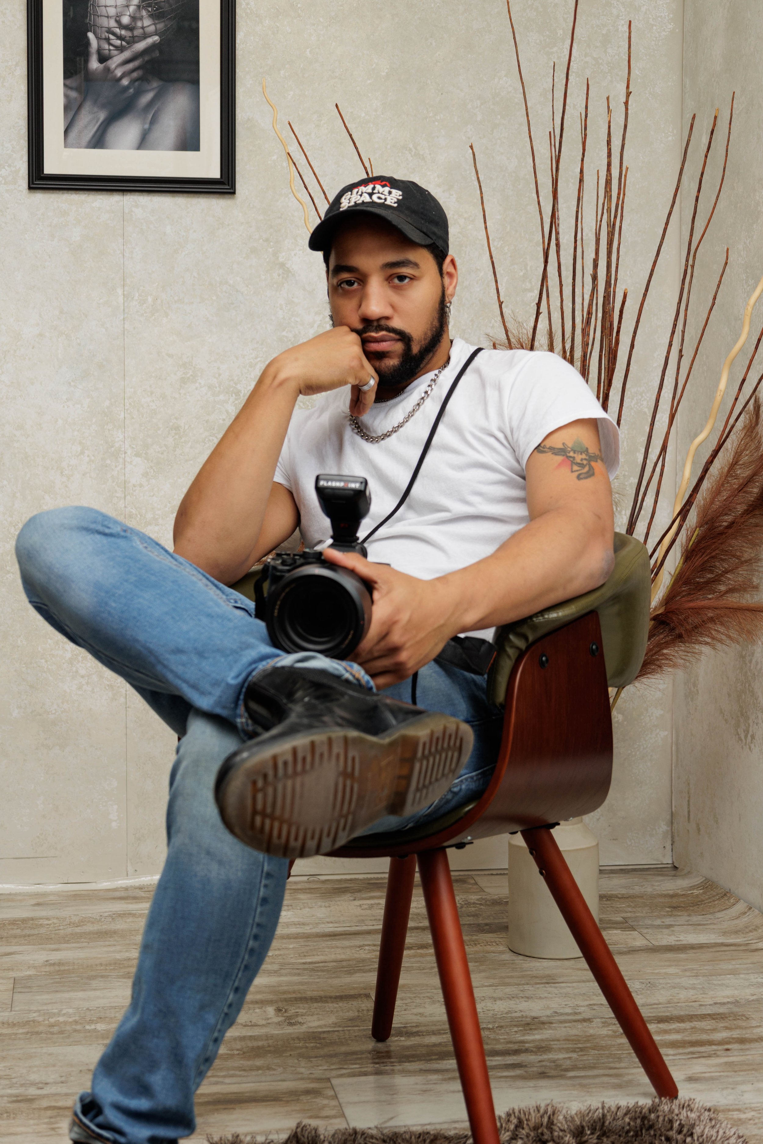 Portrait of fashion photographer Myles Tate