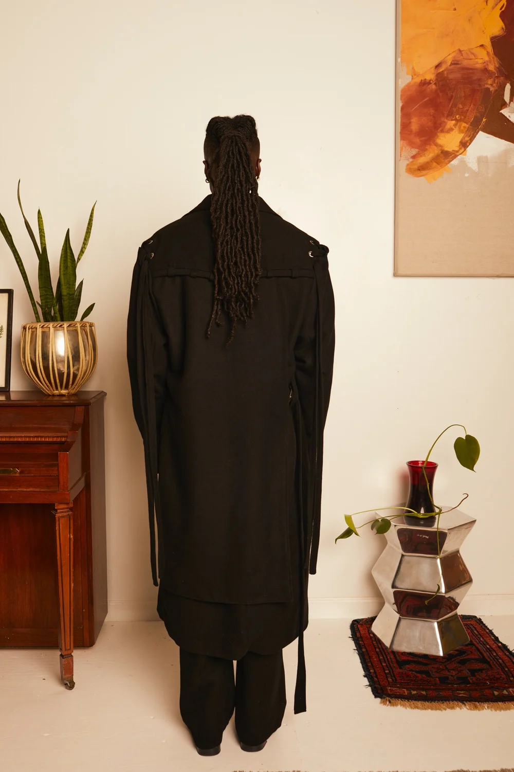 未使用☆和田颯 how Melton Coat Black 002 Da-iCE Wool Melton Coat – La Garçonne