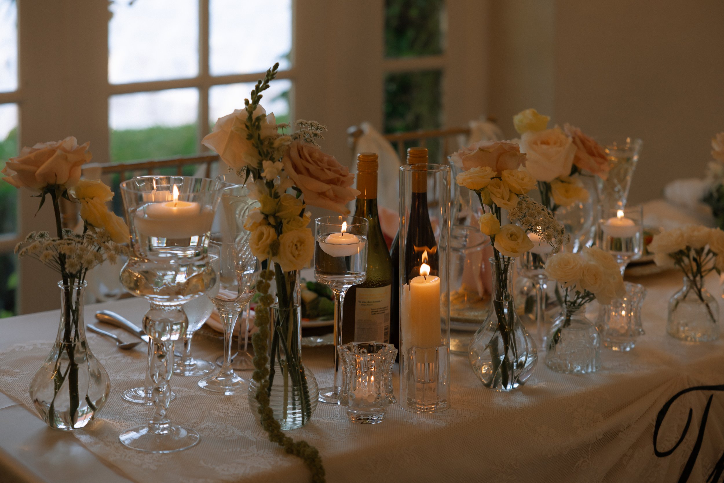 candel centerpieces 