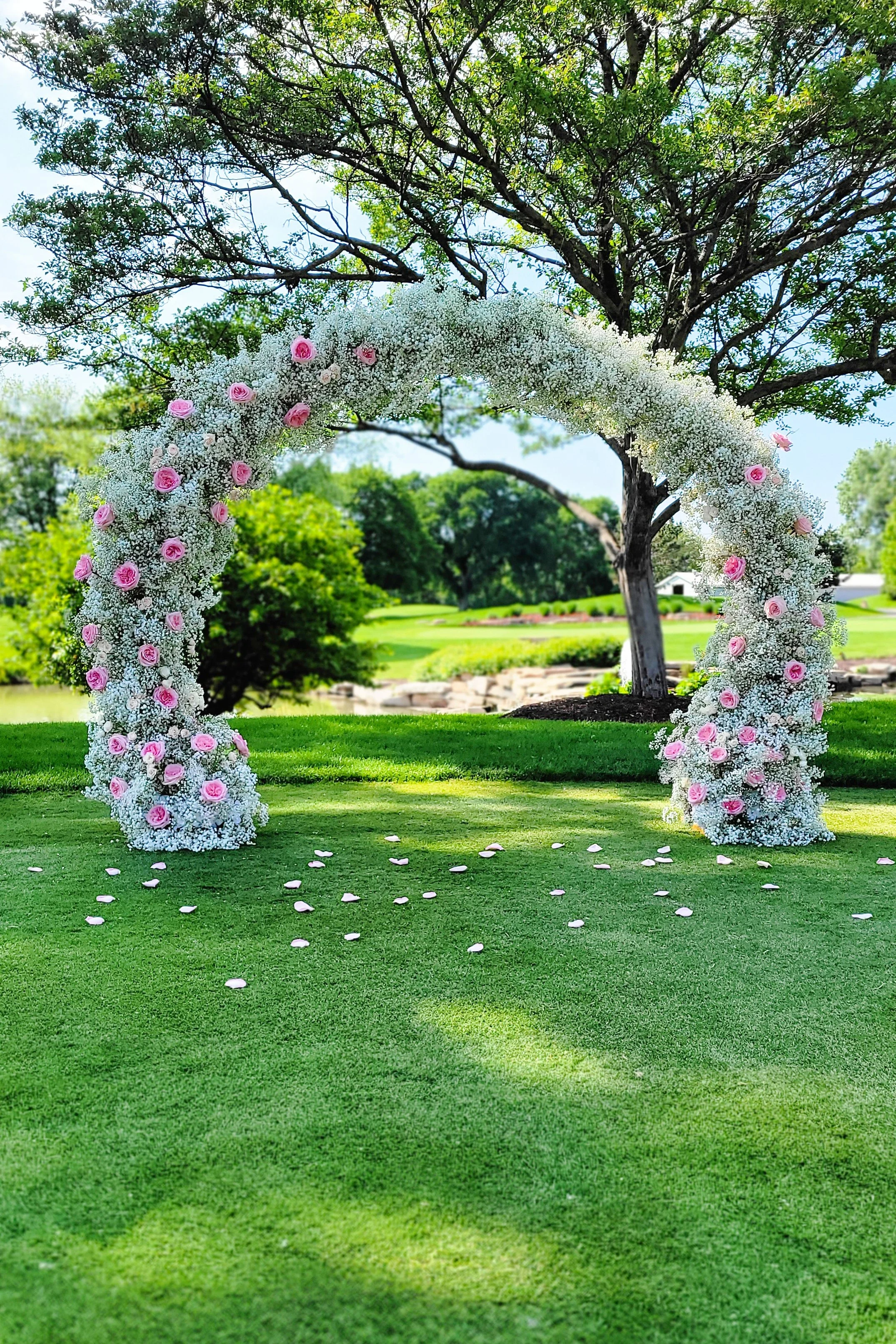 baby breath arch