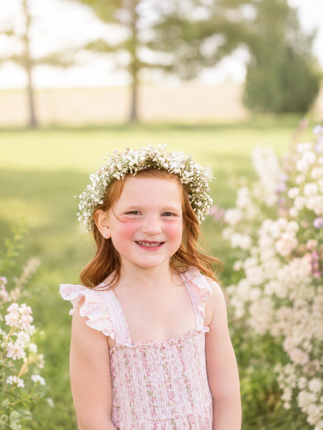 baby breath crown