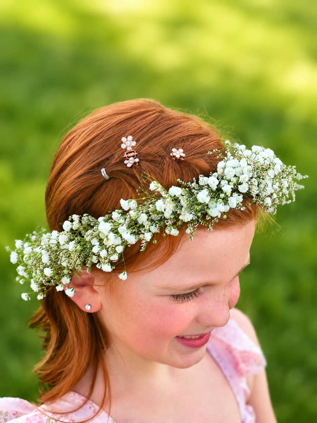 baby breath crown