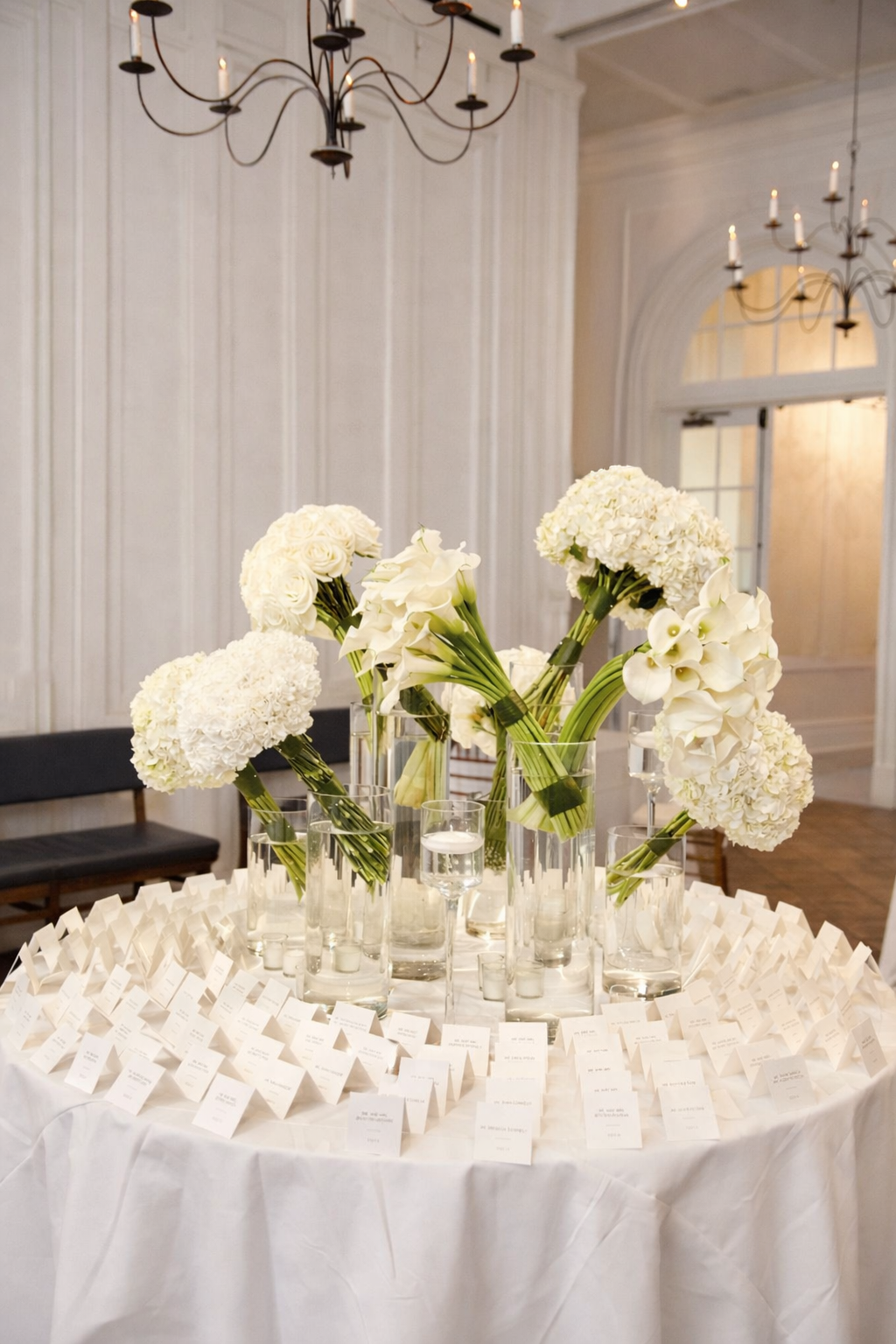 card table arrangement