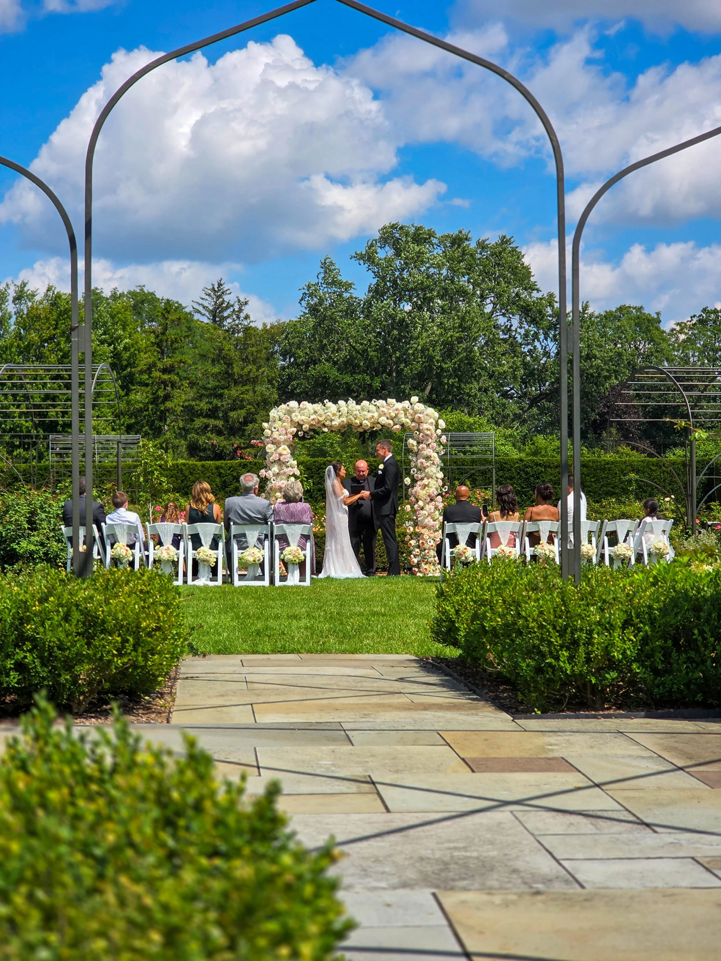 luxury wedding arch