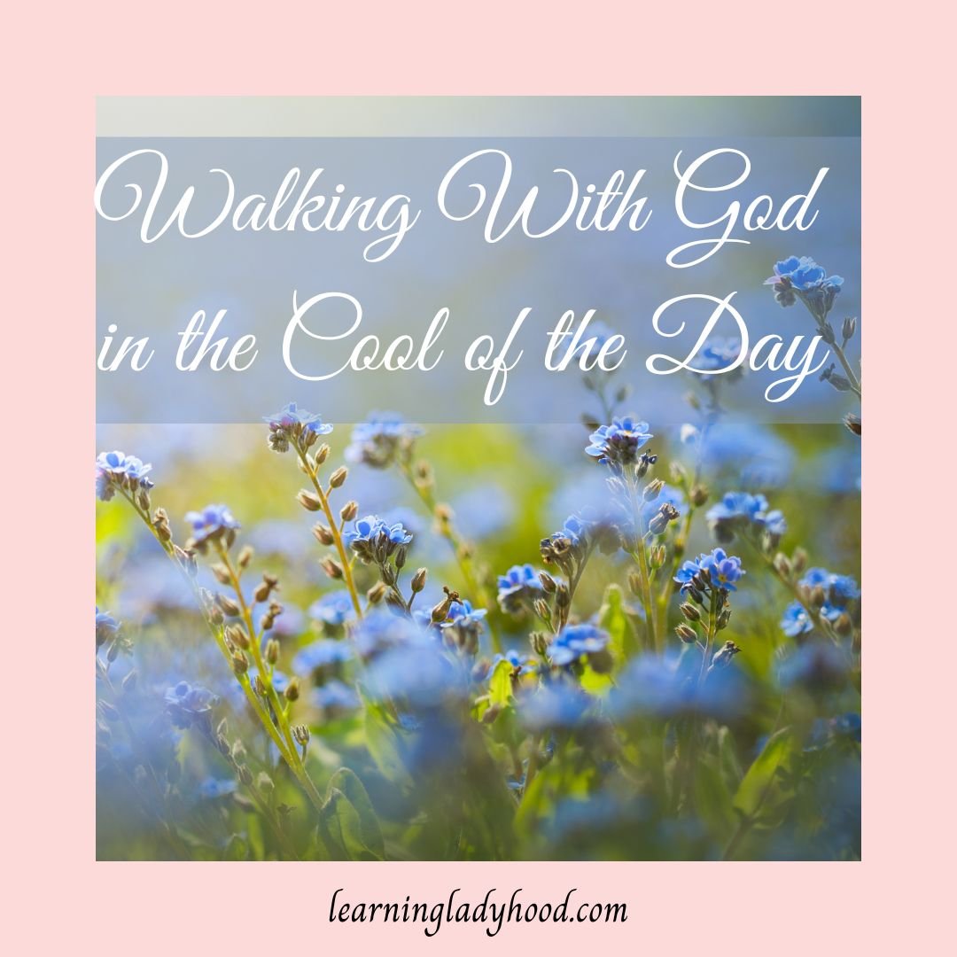 Walking With God in the Cool of the Day