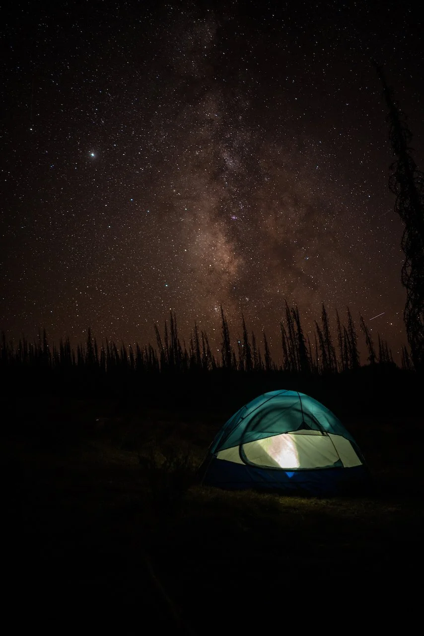 Milky Way Galaxy over REI Tent in Creede, CO