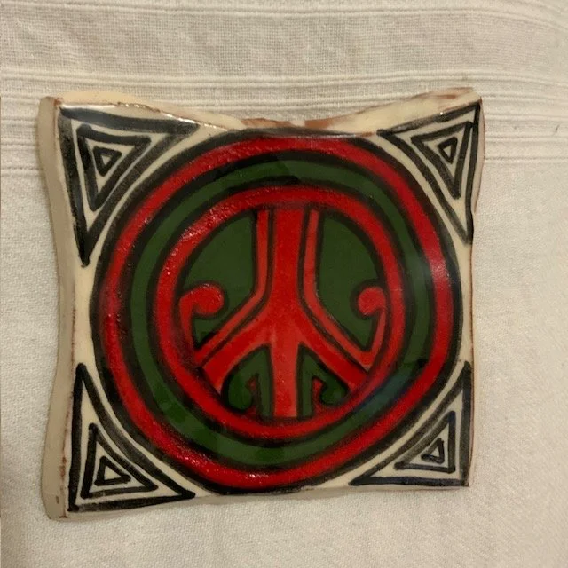 Peace Sign Tile